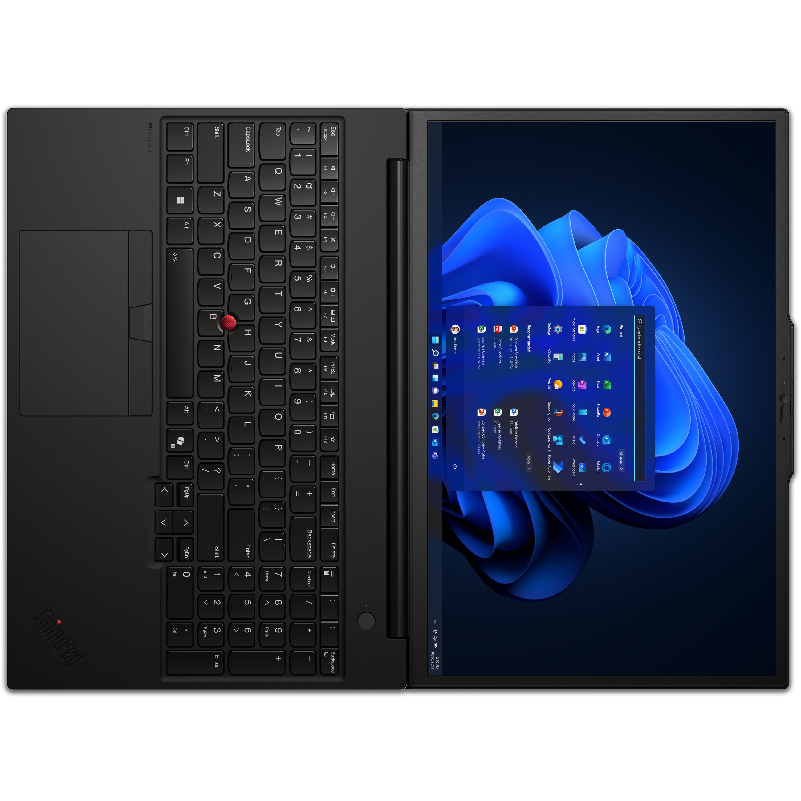 Laptop LENOVO ThinkPad P16s G3 16" Ultra 7-155H (16" FHD, Intel Core i7, 32GB RAM, 1TB SSD, NVIDIA RTX 500, Windows 11 Pro, hrvatska tipkovnica, crna) – internacionalna non HR tipkovnica-2