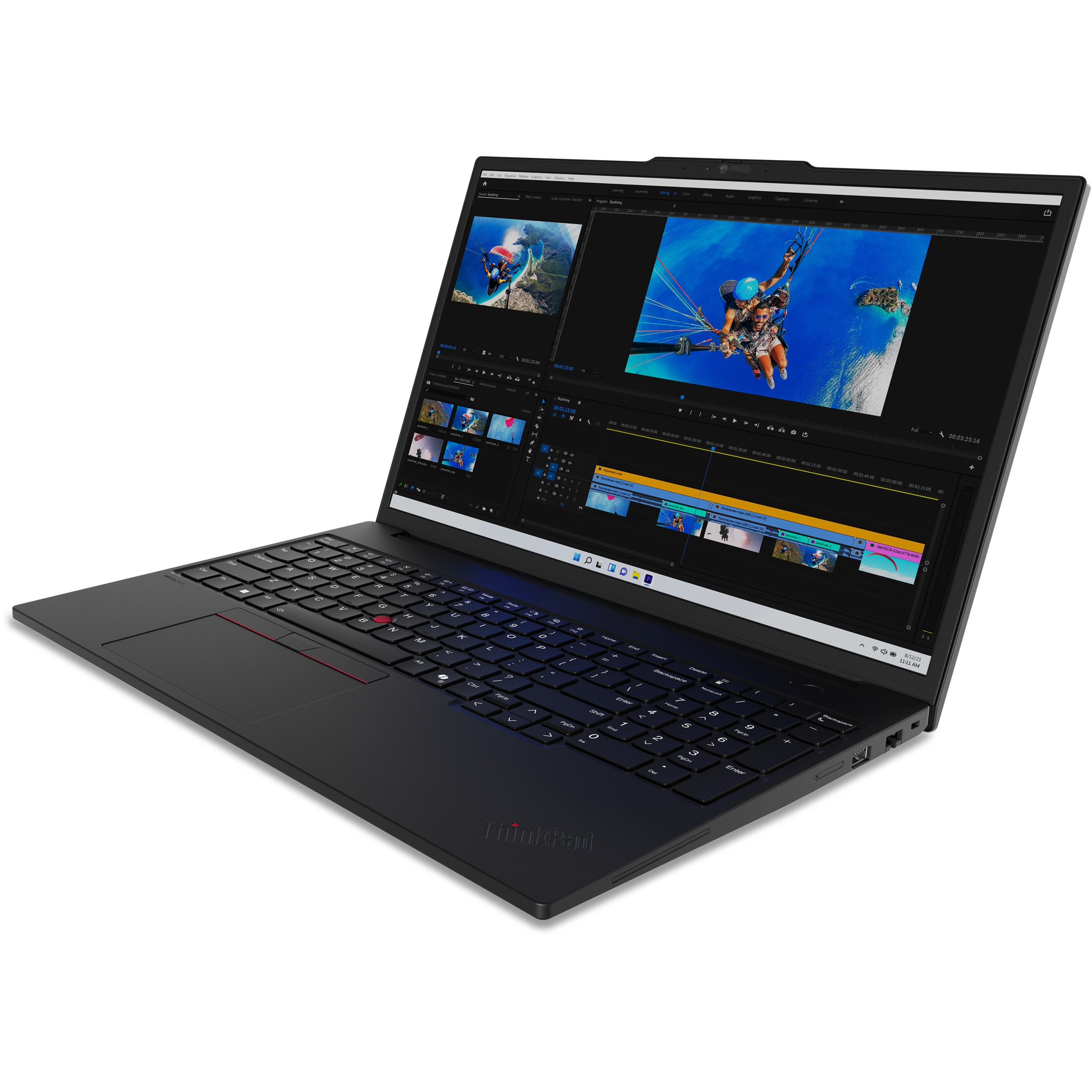 Laptop LENOVO ThinkPad P16s G3 16" Ultra 7-155H (16" FHD, Intel Core i7, 32GB RAM, 1TB SSD, NVIDIA RTX 500, Windows 11 Pro, hrvatska tipkovnica, crna) – internacionalna non HR tipkovnica-4