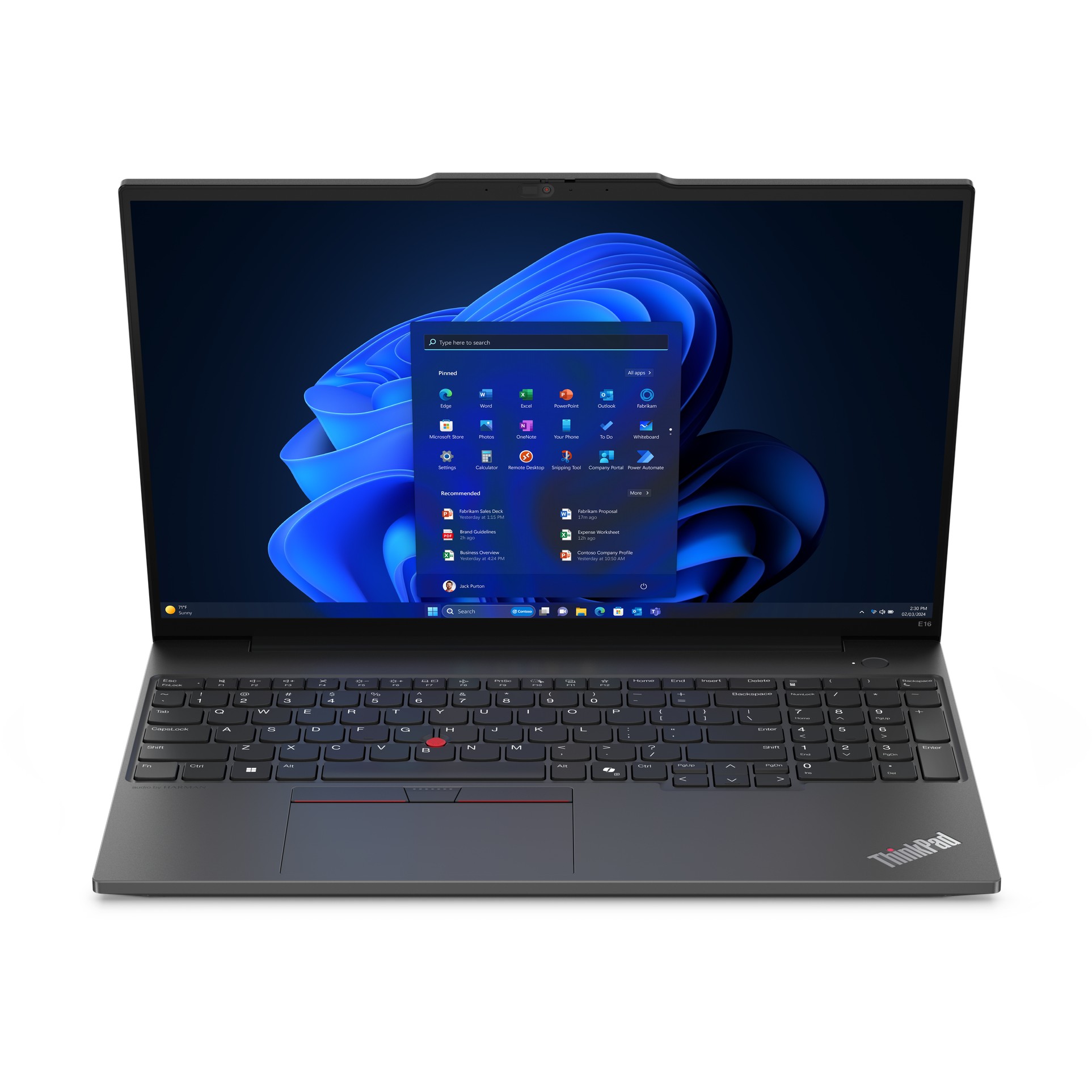 Laptop LENOVO ThinkPad E16 AMD G2 16" (R5-7535HS, 32GB RAM, 1TB SSD, WUXGA, Windows 11 Pro) – internacionalna non HR tipkovnica-6