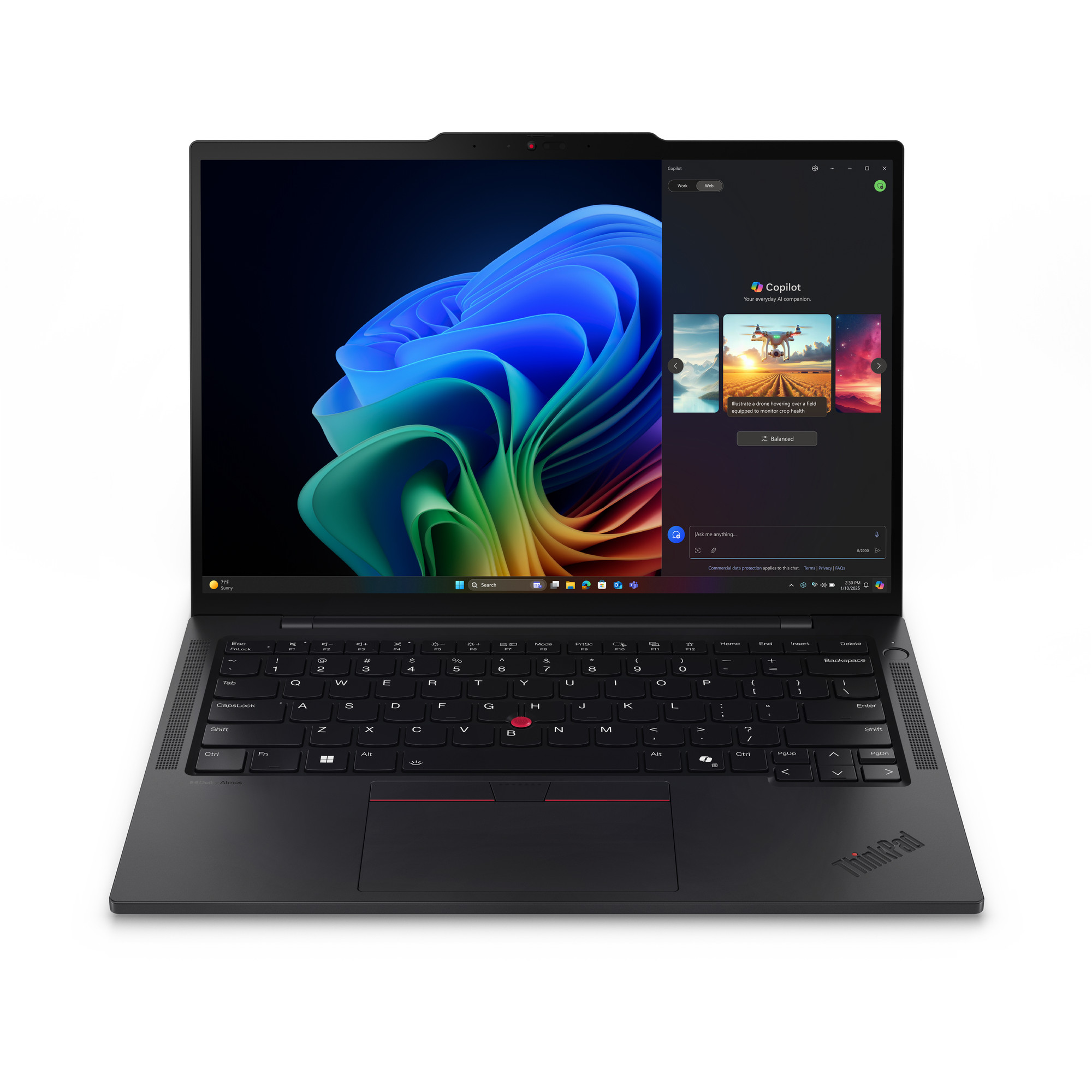 Laptop LENOVO ThinkPad T14s G6 (14 inča, WUXGA, Intel Core Ultra 5, 32GB RAM, 1TB SSD, UMA, Windows 11 Pro, crna boja) – internacionalna non HR tipkovnica