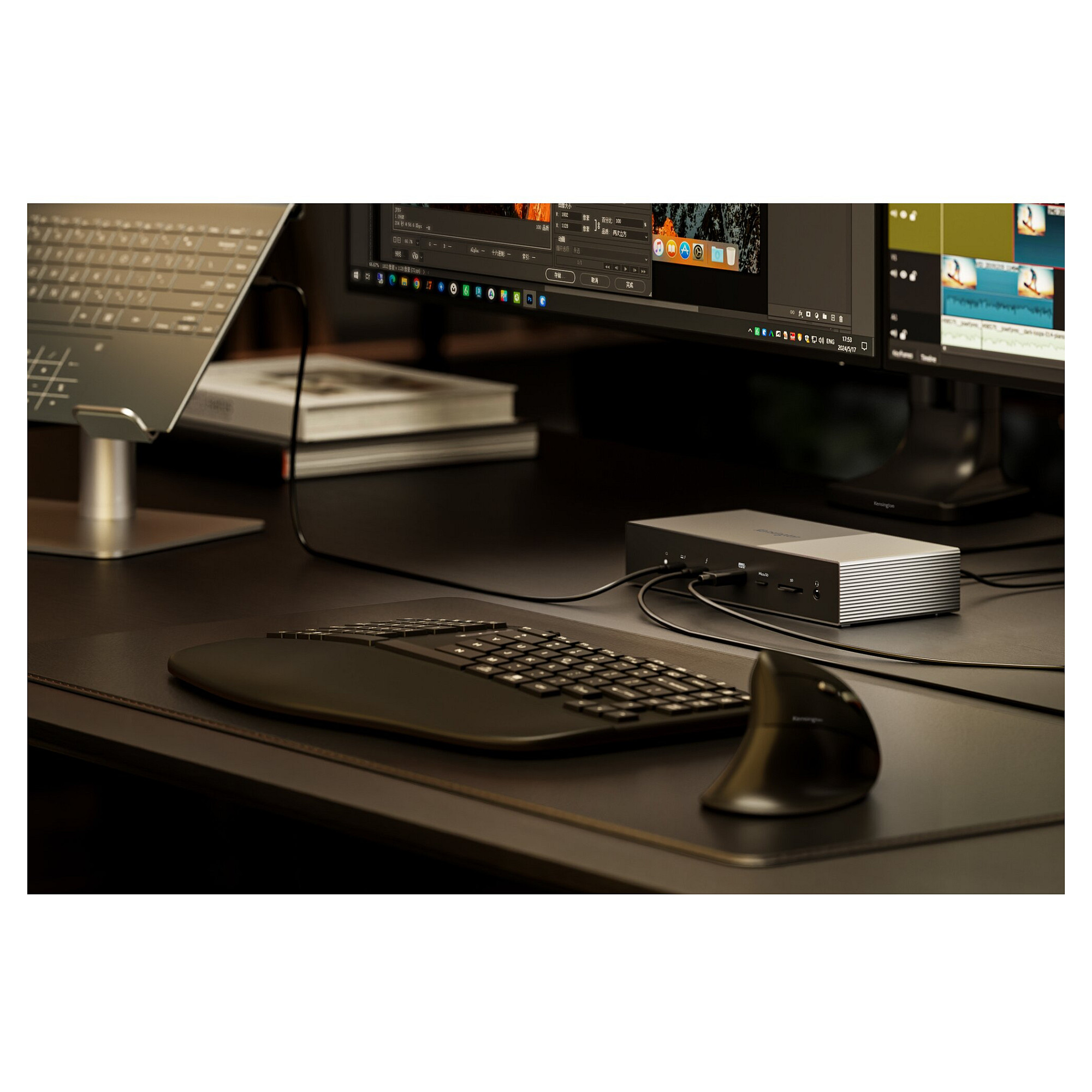 Docking stanica KENSINGTON EQ Thunderbolt5 Triple mit 140W PD-9