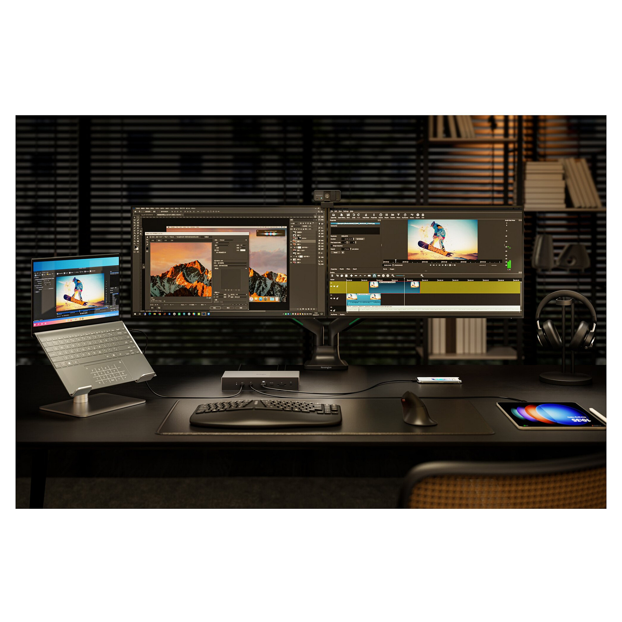 Docking stanica KENSINGTON EQ Thunderbolt5 Triple mit 140W PD-11