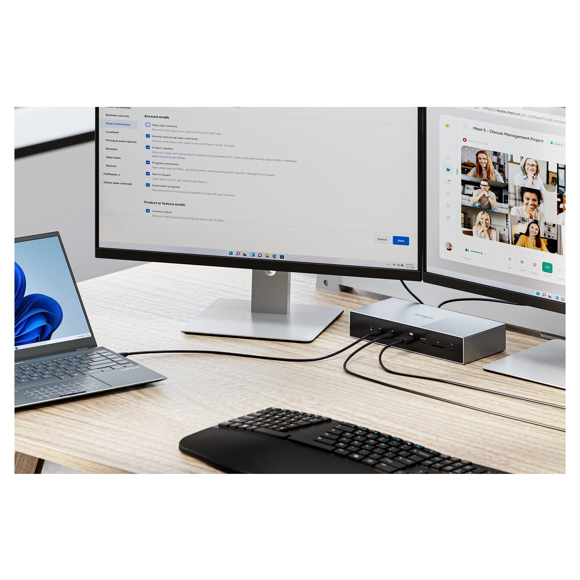 Docking stanica KENSINGTON EQ Thunderbolt5 Triple mit 140W PD-18