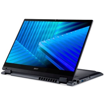 Laptop ACER TravelMate P4 Spin 14" i7-255U (14" FHD, Intel i7, 32GB RAM, 1TB SSD, Windows 11 Pro, hrvatska tipkovnica, srebrna) – internacionalna non HR tipkovnica