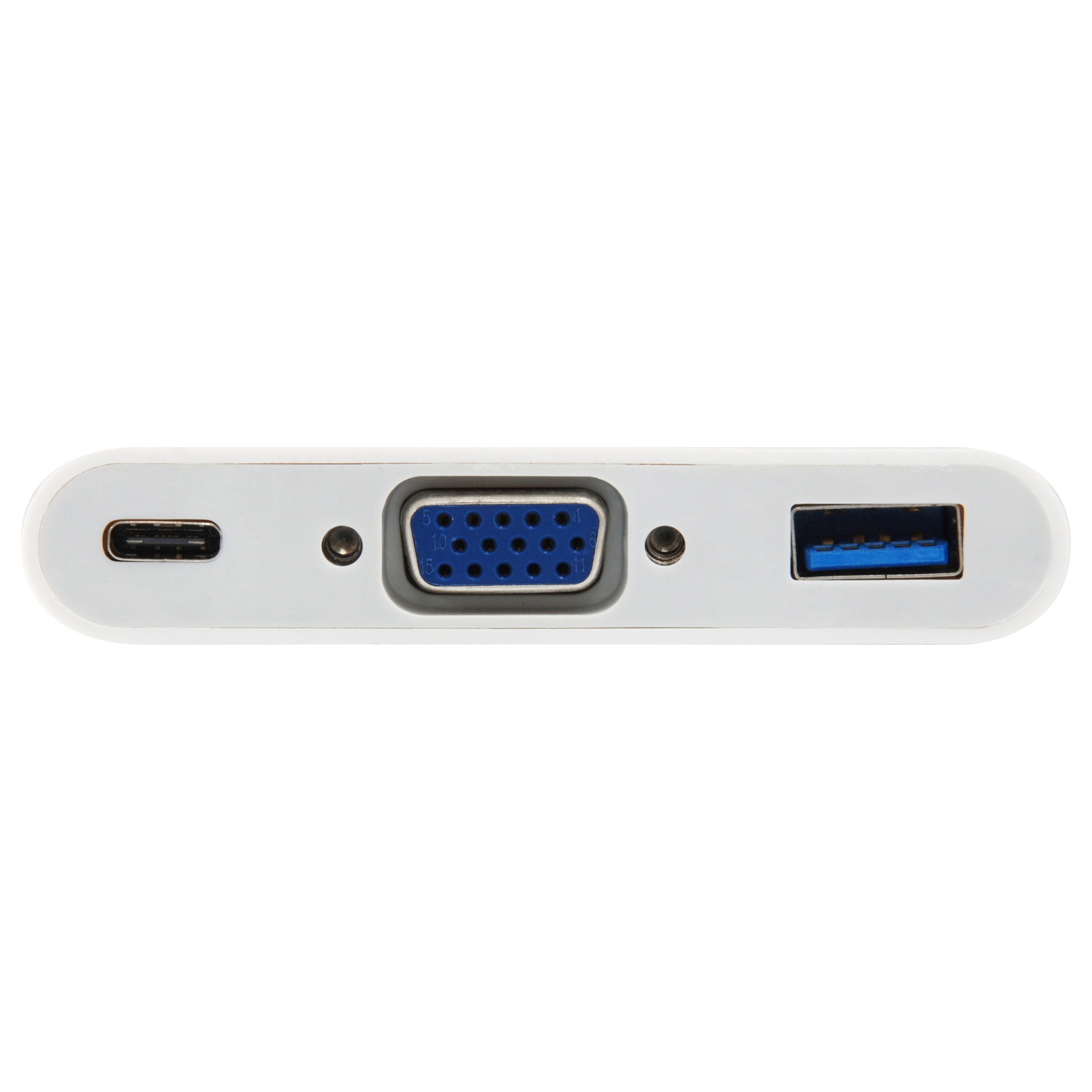 USB-C adapter EQUIP 133462 (USB-C na VGA/USB-A/PD, 60W, 1920x1080, bijeli)-5