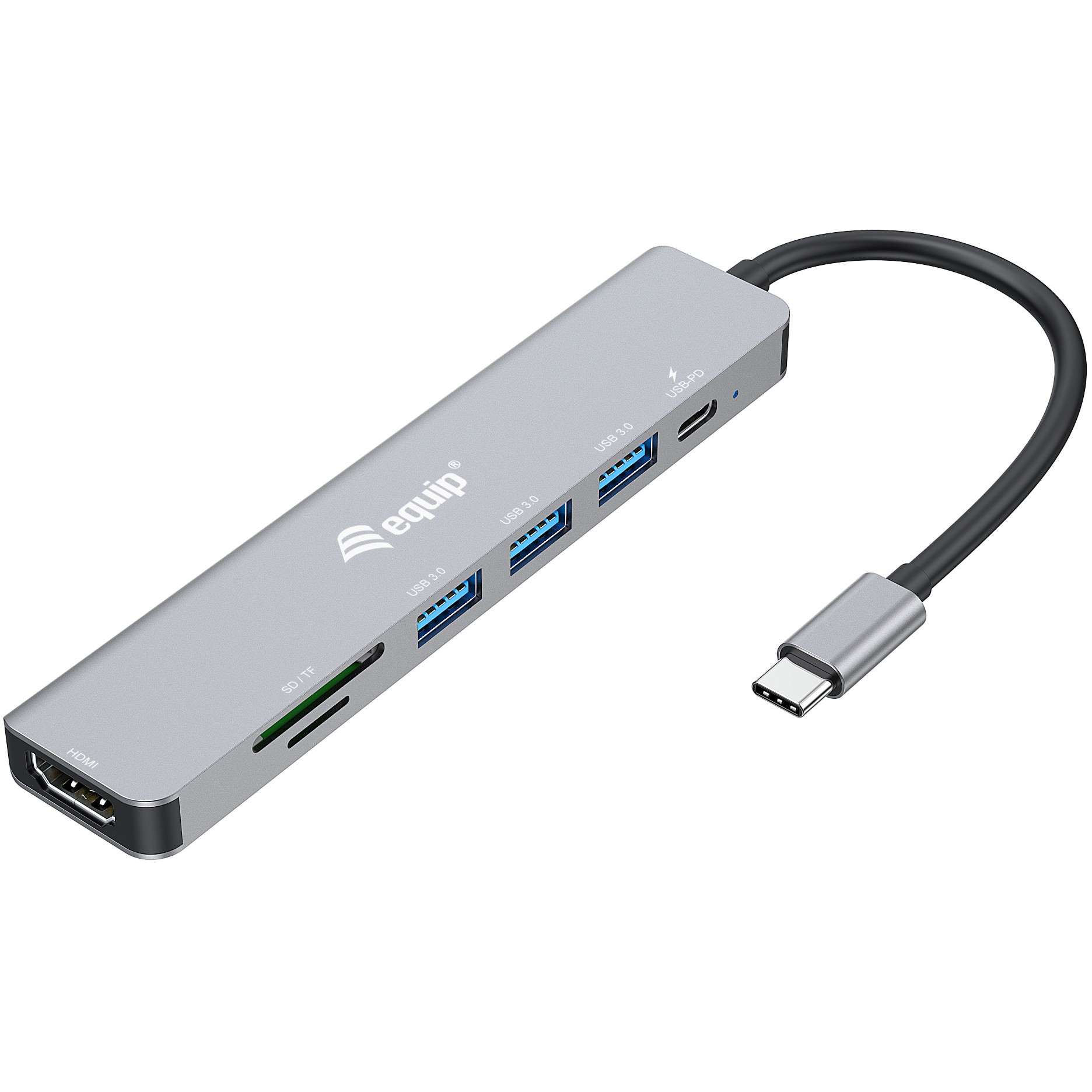 Dock oprema EQUIP Dock USB-C->HDMI 3xUSB3.0 SD/TF 100WPD 25cm-0