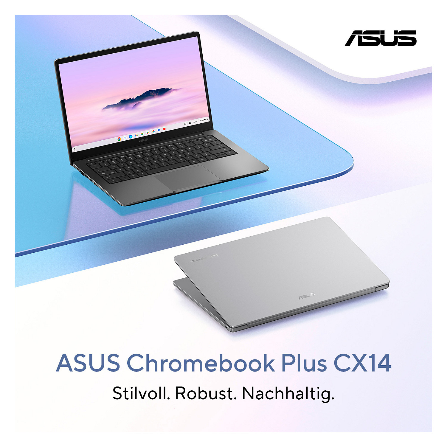 Laptop ASUS Chromebook CX3 14" 3-N355 8 128 CX1405CTA-MW0355 (14", 1920x1080, Intel N3550, 8GB RAM, 128GB SSD, ChromeOS, hrvatska tipkovnica, bijela boja) – internacionalna non HR tipkovnica-4