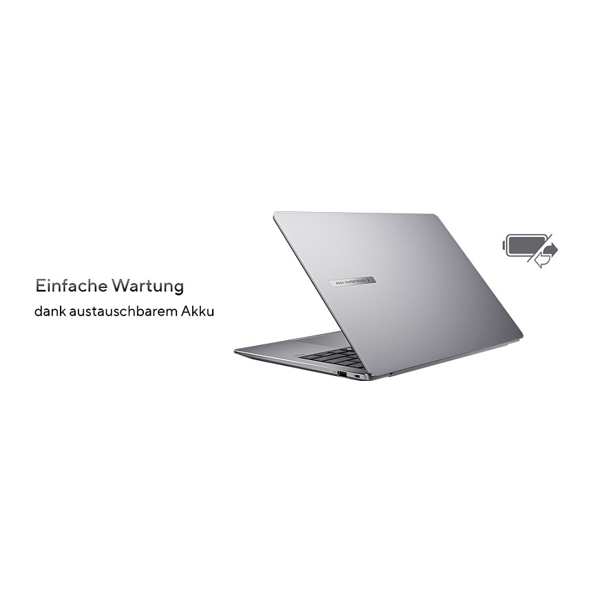 Laptop ASUS ExpertBook P5 14" U5-226V (14" FHD, Intel Core i5, 16GB RAM, 512GB SSD, Intel Iris Xe, Windows 11 Pro, hrvatska tipkovnica, siva) – internacionalna non HR tipkovnica-24