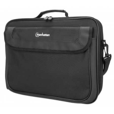Torba za laptop MANHATTAN Cambridge Clamshell 15.6" crna boja-0