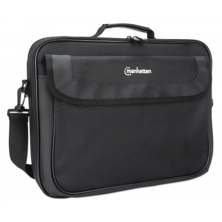 Torba za laptop MANHATTAN Cambridge Clamshell 15.6" crna boja-1