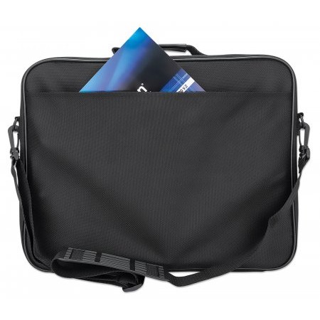 Torba za laptop MANHATTAN Cambridge Clamshell 15.6" crna boja-4