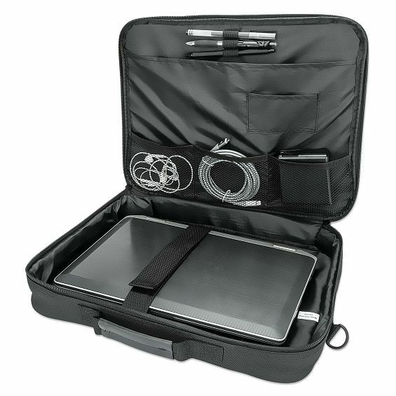 Torba za laptop MANHATTAN Cambridge Clamshell 15.6" crna boja-8