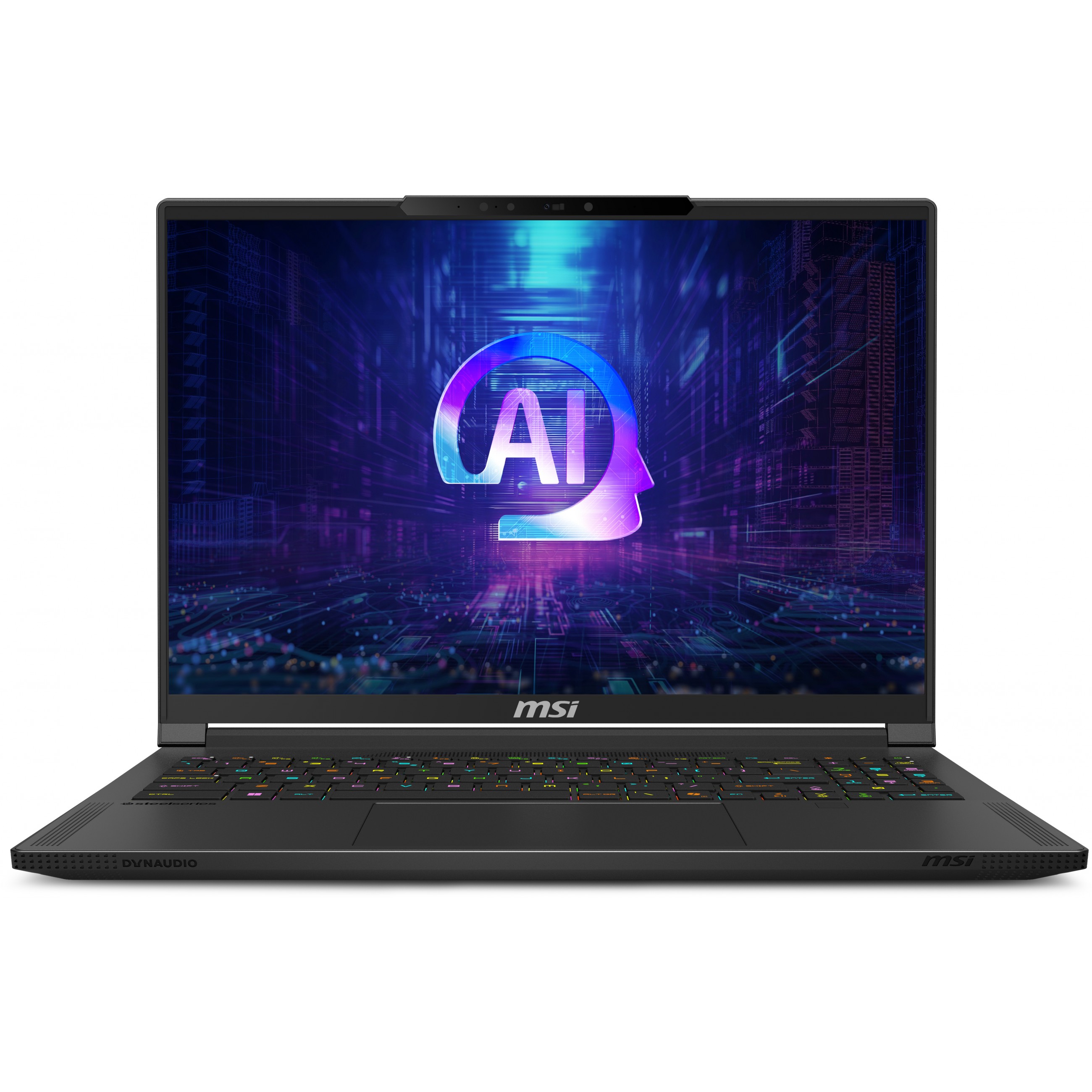 Laptop MSI Stealth A16 AI+ A3XWIG-043 (16" FHD, AMD Ryzen AI 9 HX, 32 GB RAM, 2 TB SSD, NVIDIA GeForce RTX 5080, Windows 11) – internacionalna non HR tipkovnica