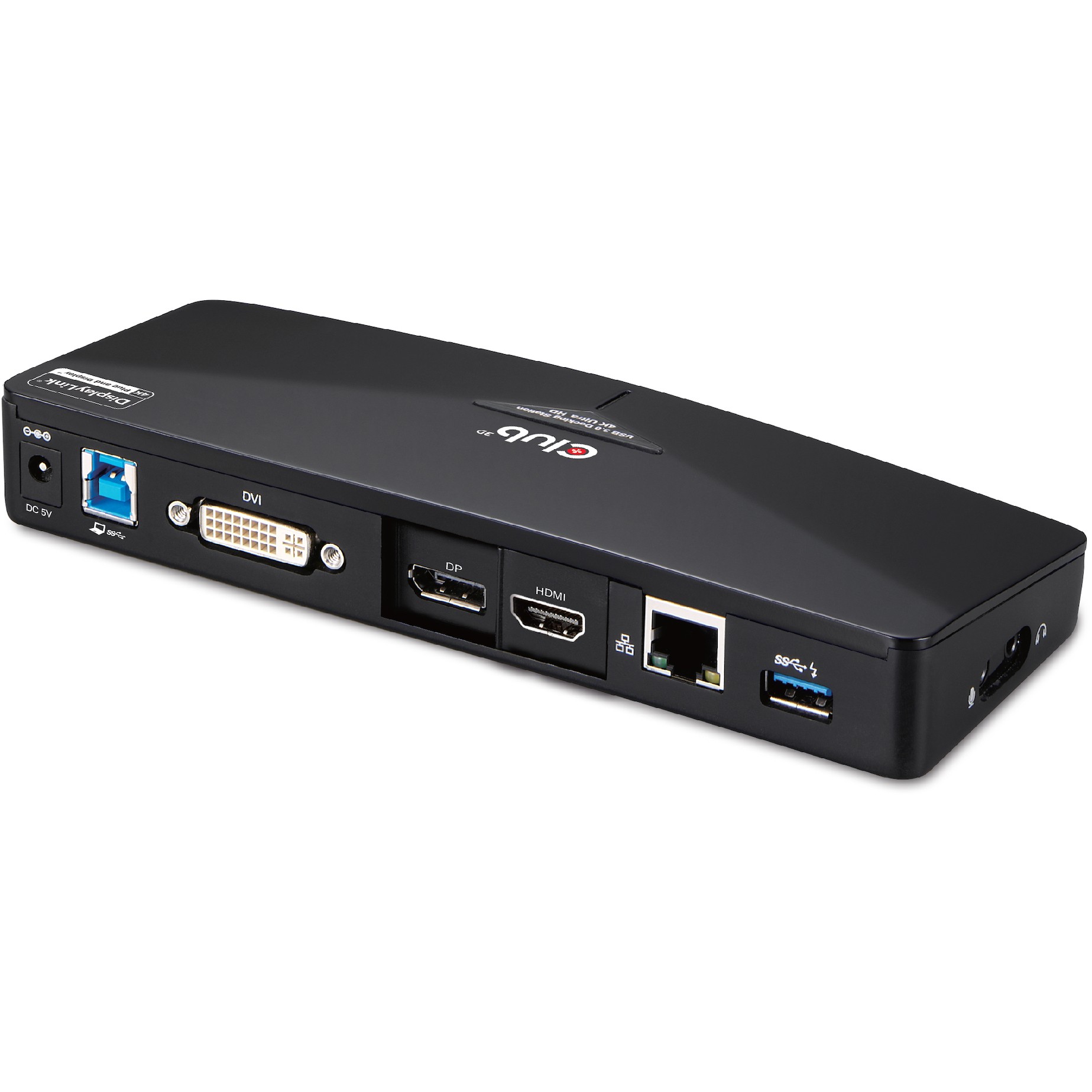 Docking stanica Club 3D 4K USB3 ->3xUSB3/HDMI/DP/DVI crna boja-8