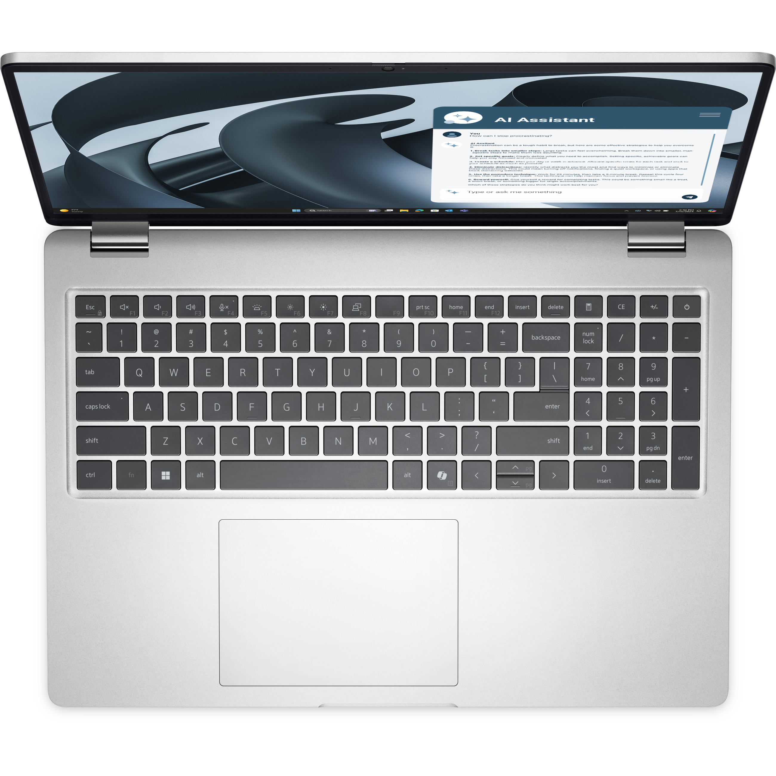 Laptop DELL Pro 16 Plus PB16255 (16" FHD, AMD Ryzen 5, 16GB RAM, 512GB SSD, AMD Radeon, Windows 11, hrvatska tipkovnica, srebrna boja) – internacionalna non HR tipkovnica-2