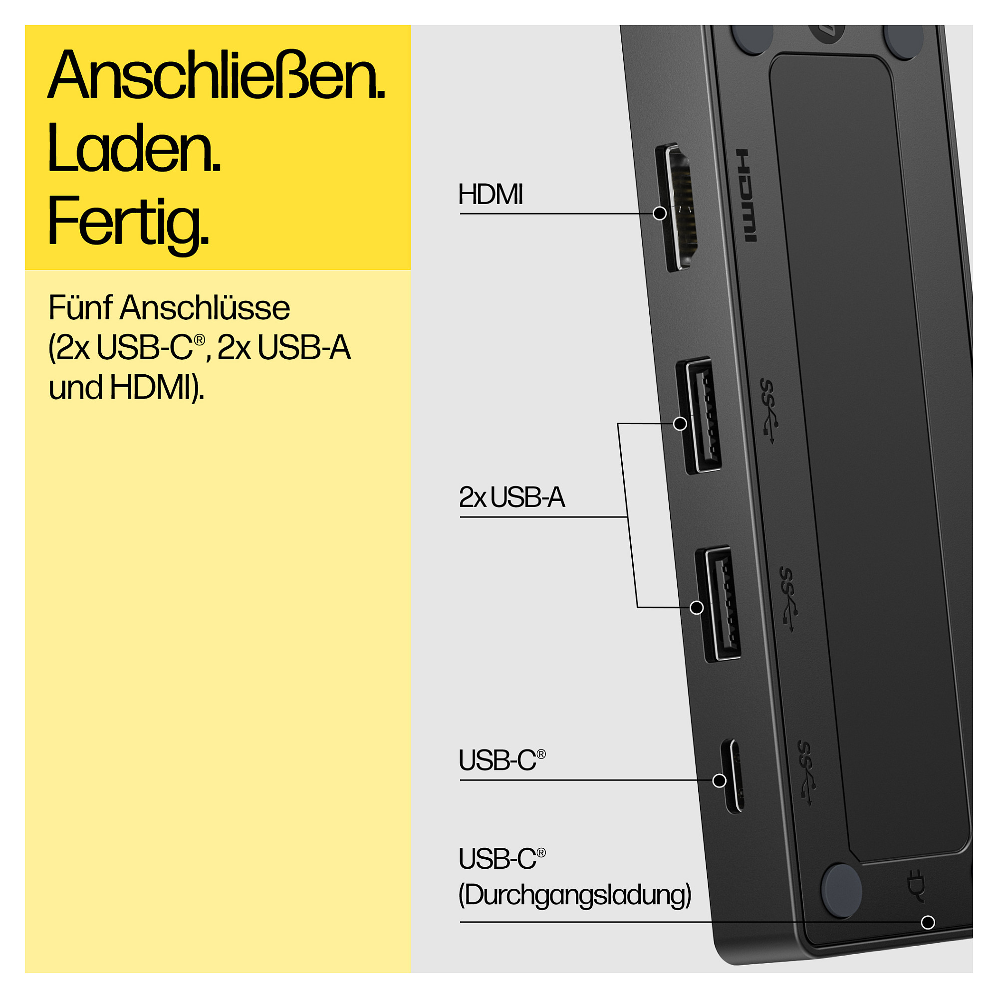 Adapter HP D USB-C Travel Hub G3-10