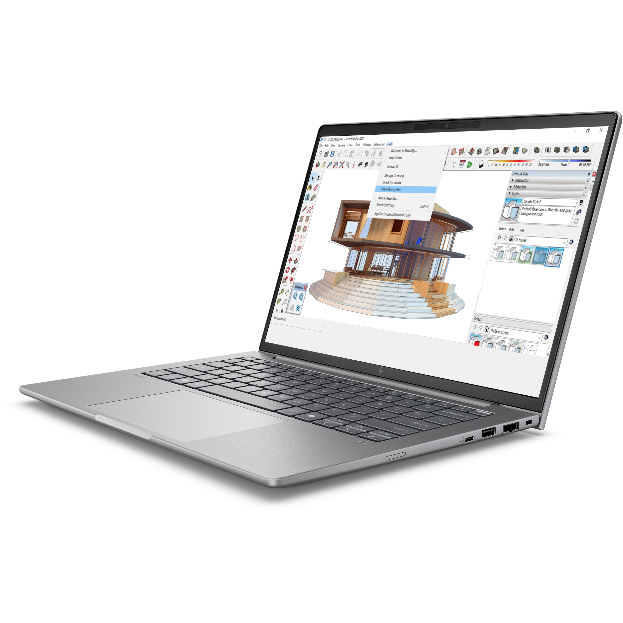 Laptop HP ZBook 8 G1i (14" WUXGA, Intel Core Ultra 7 255H, 16GB RAM, 512GB SSD, Windows 11 Pro)-10