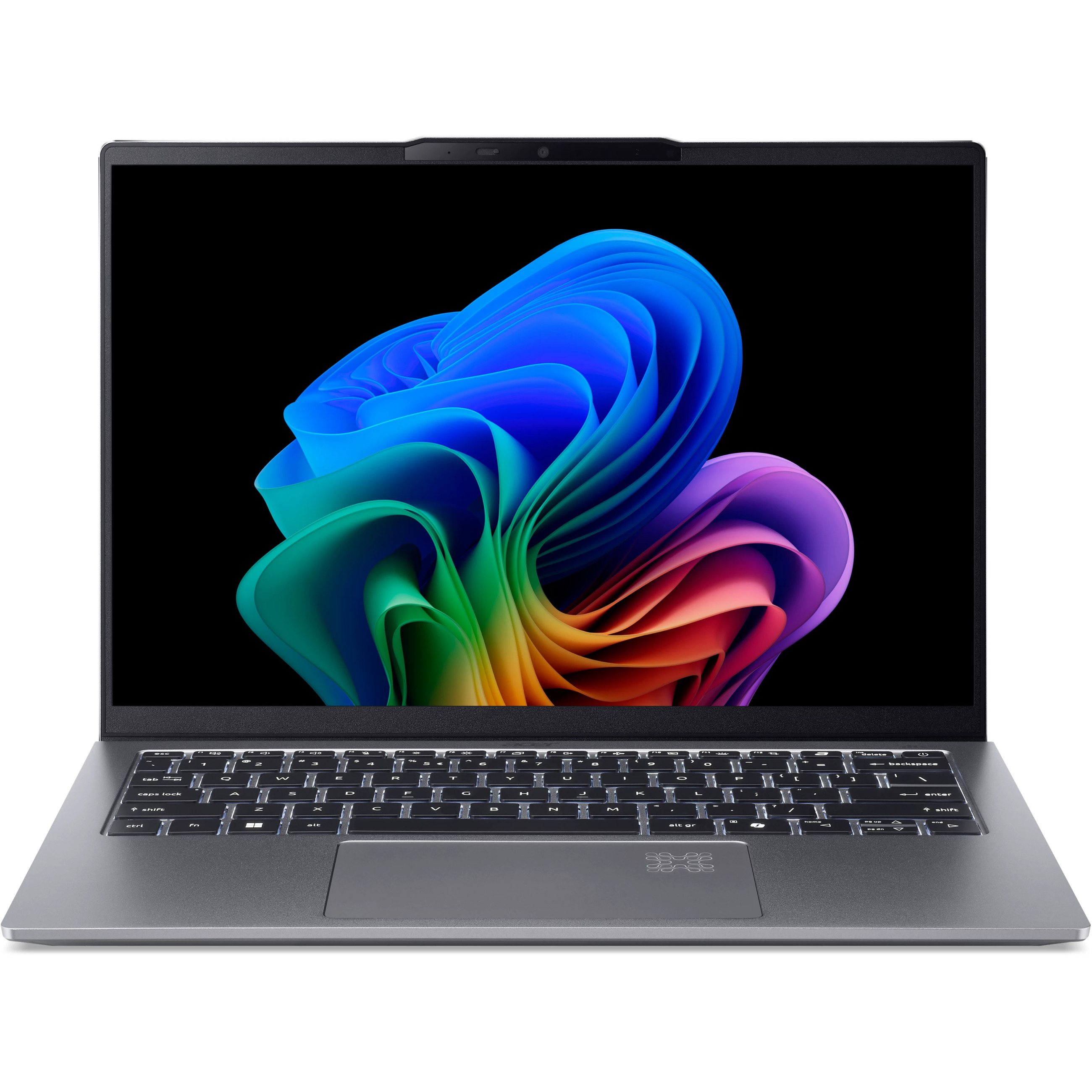 Laptop ACER Swift Go 14 AI OLED SFG14-64-R14C (14" 2880x1800, Intel Core i5, 16GB RAM, 512GB SSD, Intel Iris Xe, Windows 11, hrvatska tipkovnica, srebrna) – internacionalna non HR tipkovnica-0