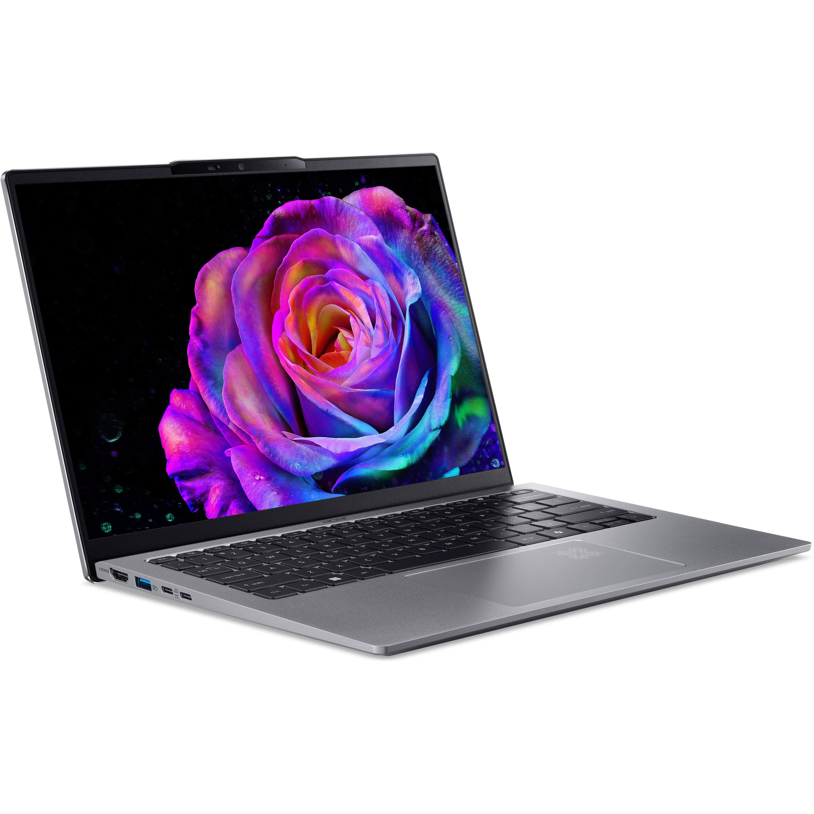Laptop ACER Swift Go 14 AI OLED SFG14-64-R14C (14" 2880x1800, Intel Core i5, 16GB RAM, 512GB SSD, Intel Iris Xe, Windows 11, hrvatska tipkovnica, srebrna) – internacionalna non HR tipkovnica-1