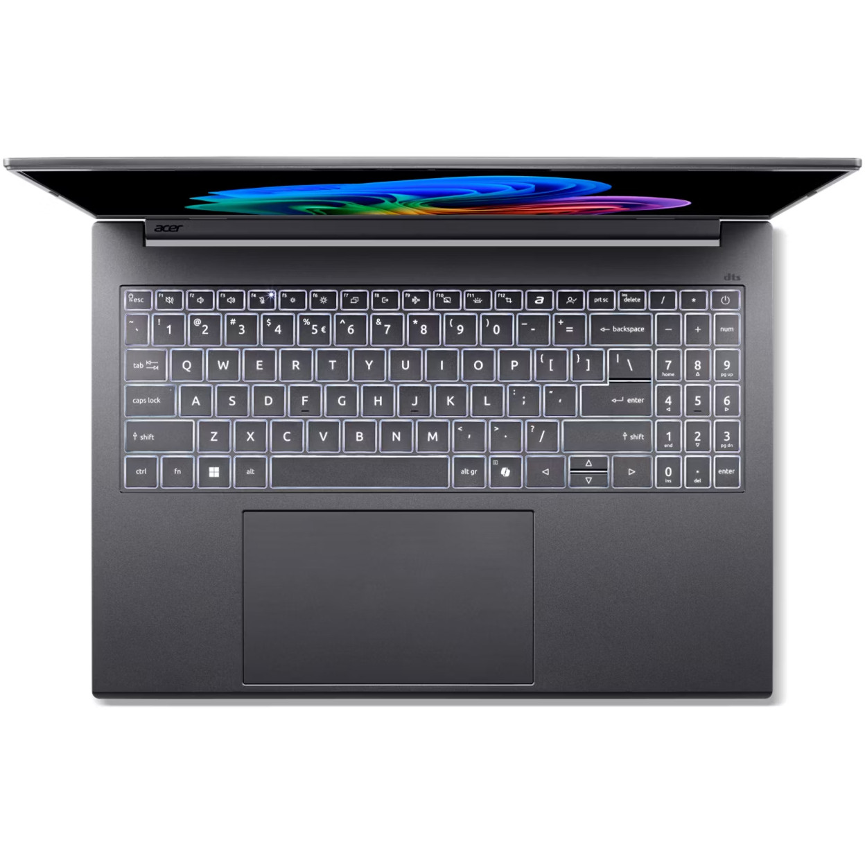 Laptop ACER Aspire 16 AI OLED A16-52M-75LW (16" WUXGA+ OLED, Core Ultra 7 258V, 32GB RAM, 1TB SSD, Windows 11) – internacionalna non HR tipkovnica-4
