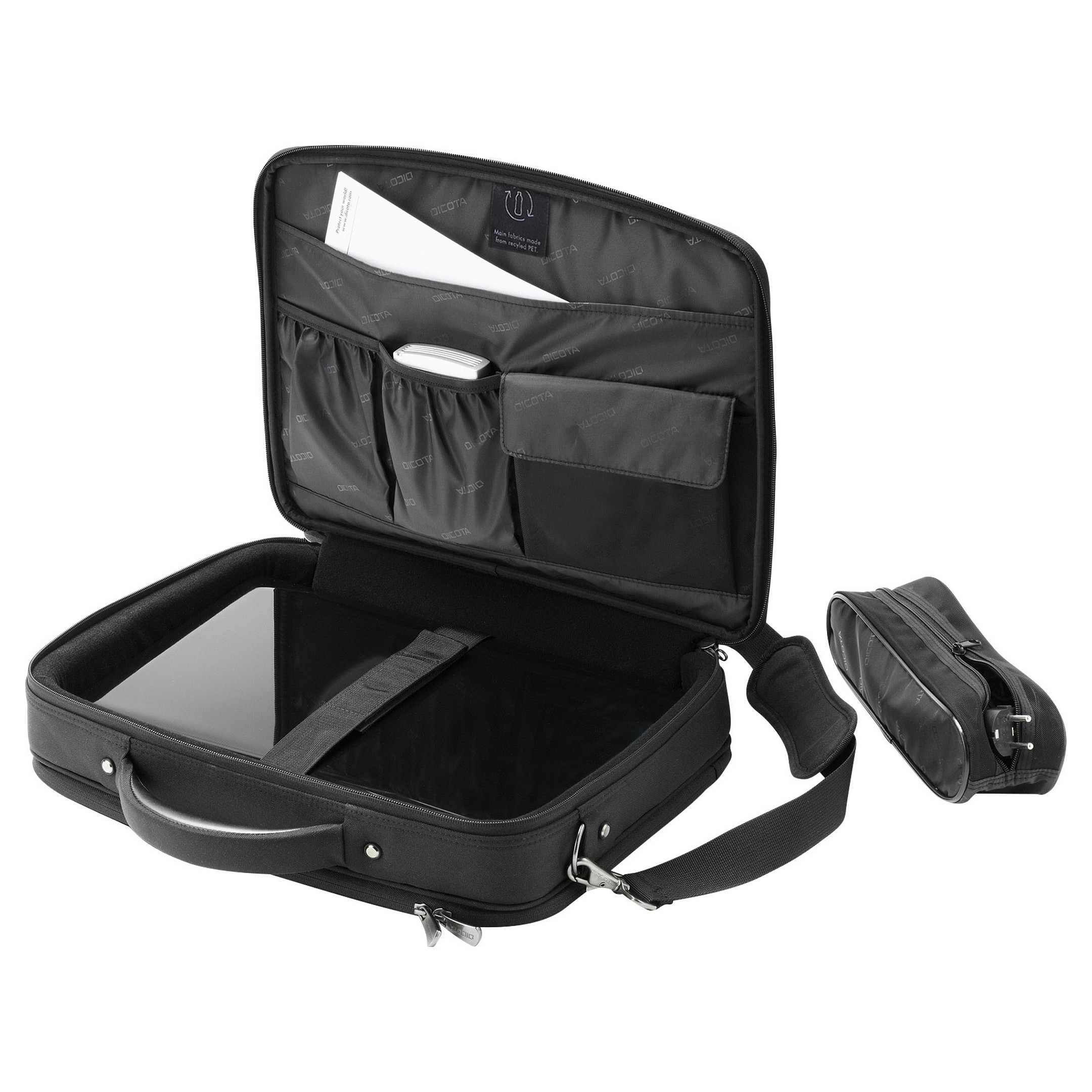 Torba za laptop DICOTA Eco Multi bis 39,6 cm 15.6" crna boja-2