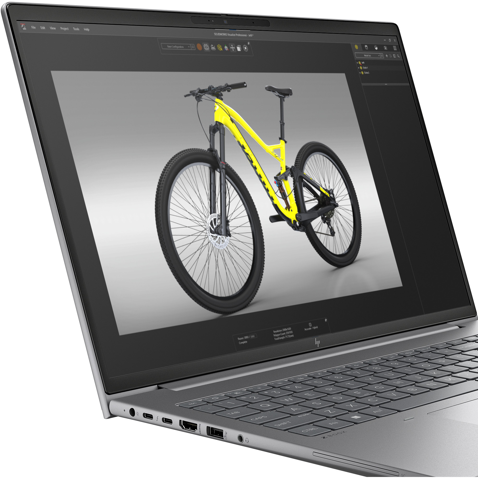 Laptop HP ZBook Power 16 G11A (16 inch, WQXGA, AMD Ryzen 7 PRO 8845HS, 32GB RAM, 1TB SSD, NVIDIA RTX 2000 8GB, Windows 11 Pro) – internacionalna non HR tipkovnica-4