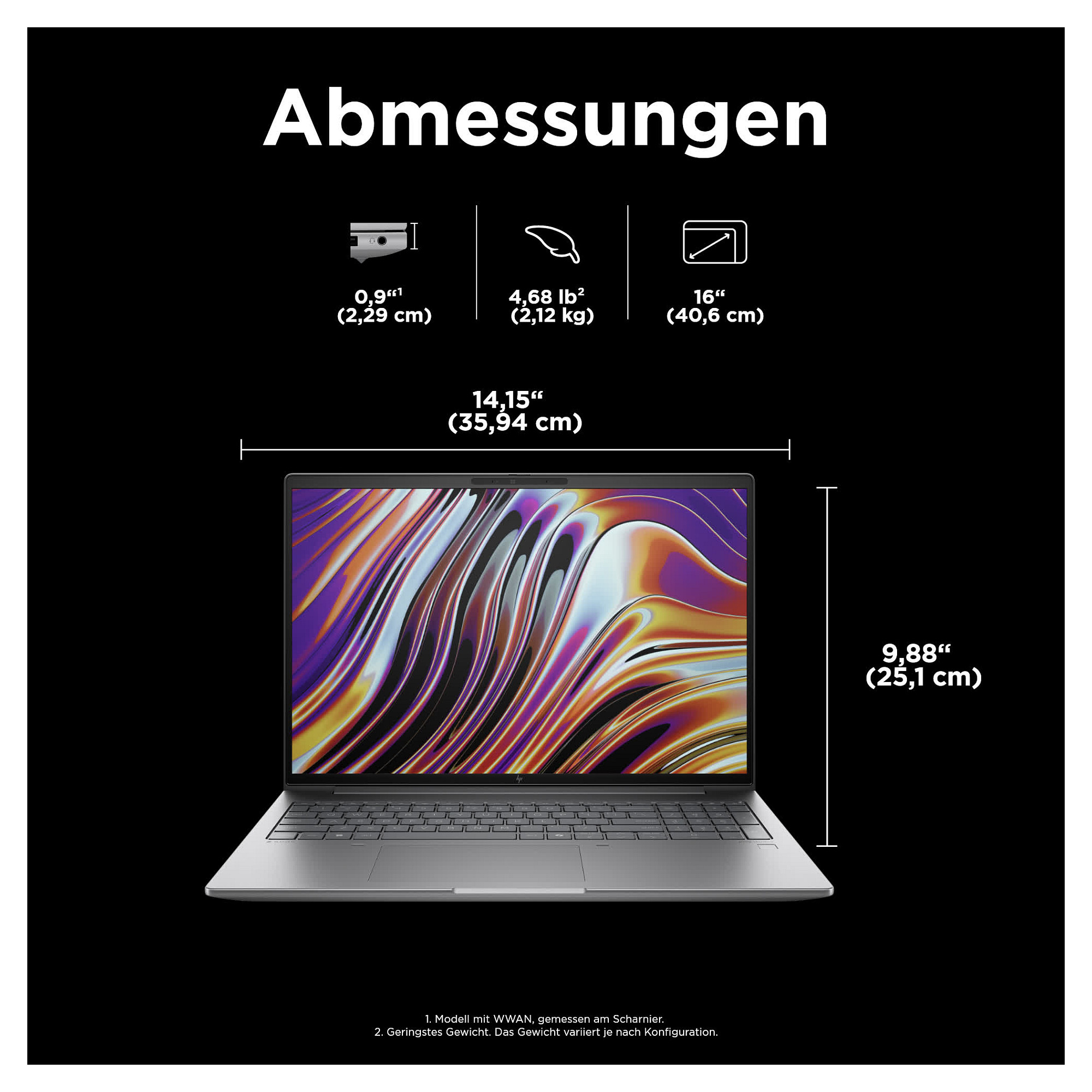 Laptop HP ZBook Power 16 G11A (16 inch, WQXGA, AMD Ryzen 7 PRO 8845HS, 32GB RAM, 1TB SSD, NVIDIA RTX 2000 8GB, Windows 11 Pro) – internacionalna non HR tipkovnica-17