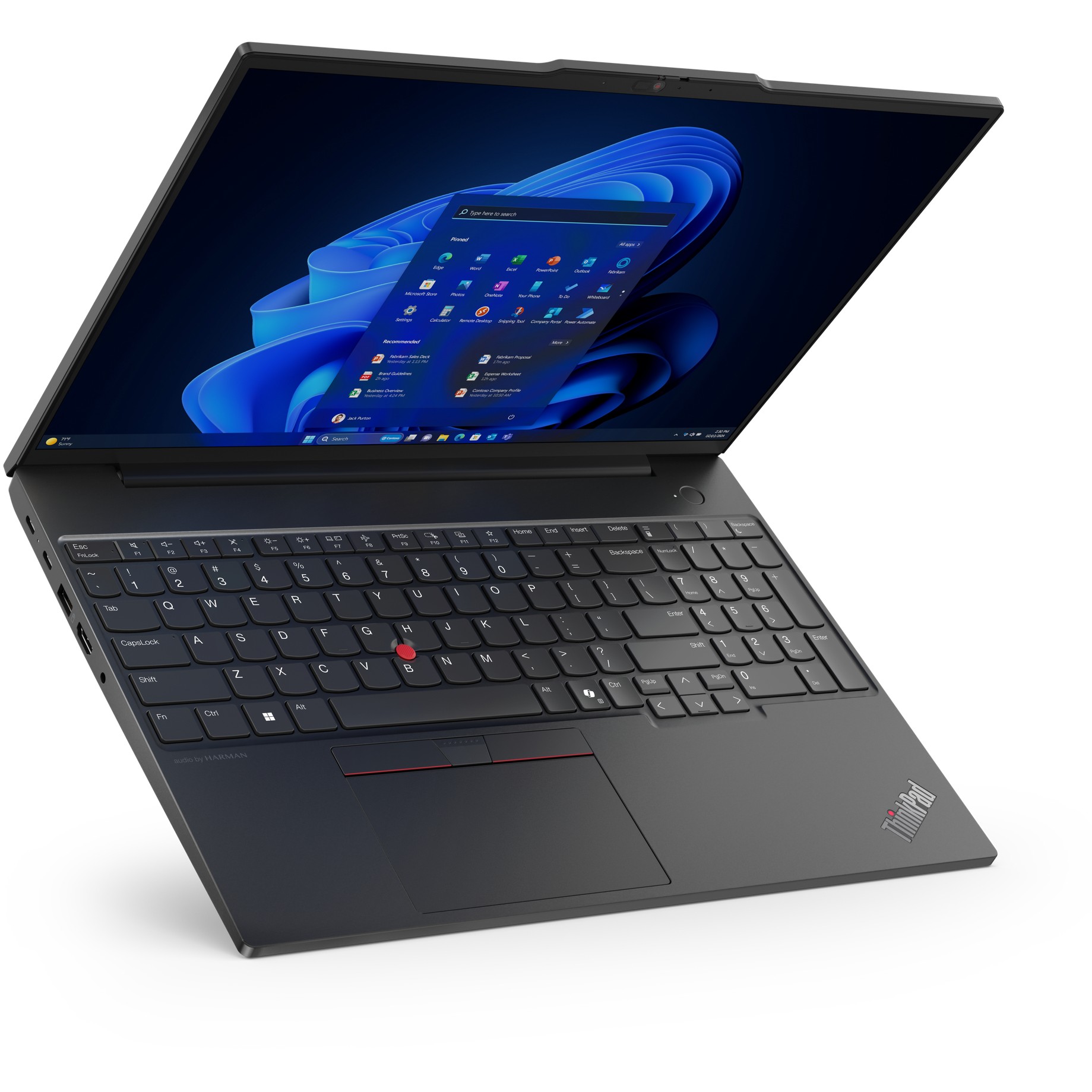 Laptop LENOVO ThinkPad E16 G2 (16" FHD, RYZ5 7535HS, 8GB RAM, 256SSD, R660M, W11Pro, crna) – internacionalna non HR tipkovnica-10