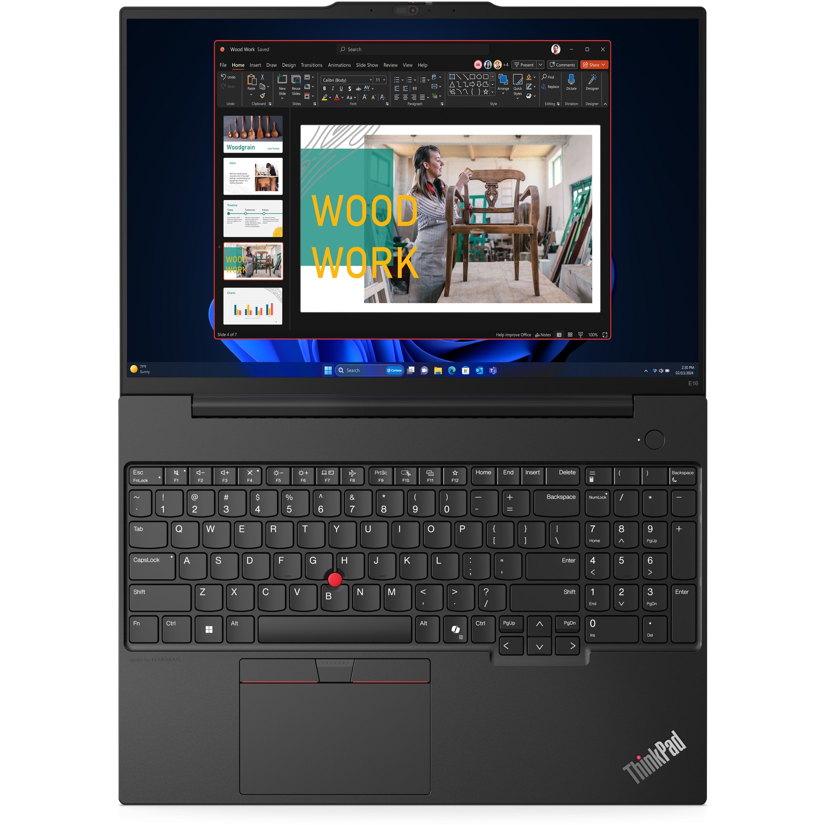 Laptop LENOVO ThinkPad E16 G2 (16" FHD, RYZ5 7535HS, 8GB RAM, 256SSD, R660M, W11Pro, crna) – internacionalna non HR tipkovnica-16