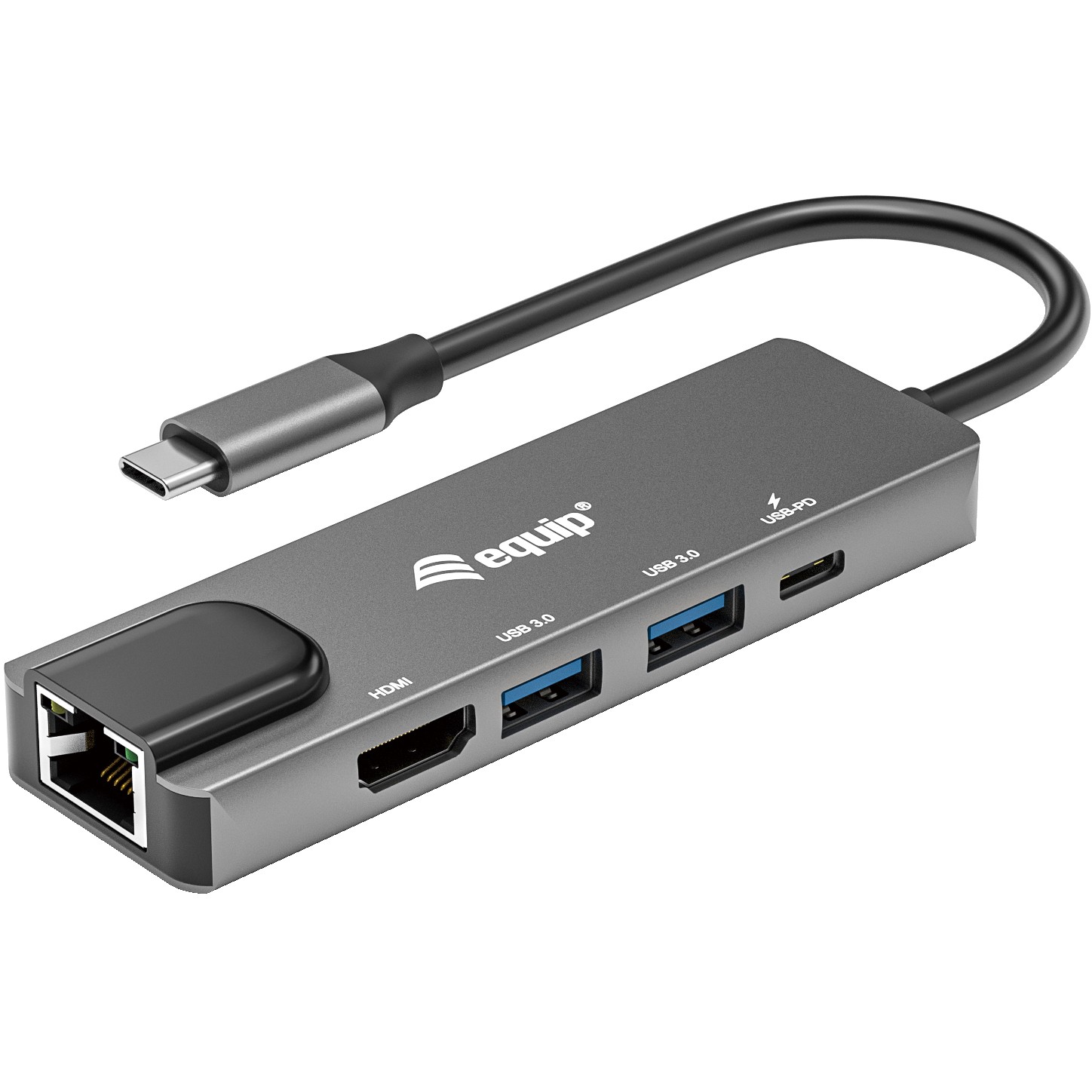 Adapter EQUIP Dock USB-C->HDMI 2xUSB3.0 GbE 100WPD 25cm