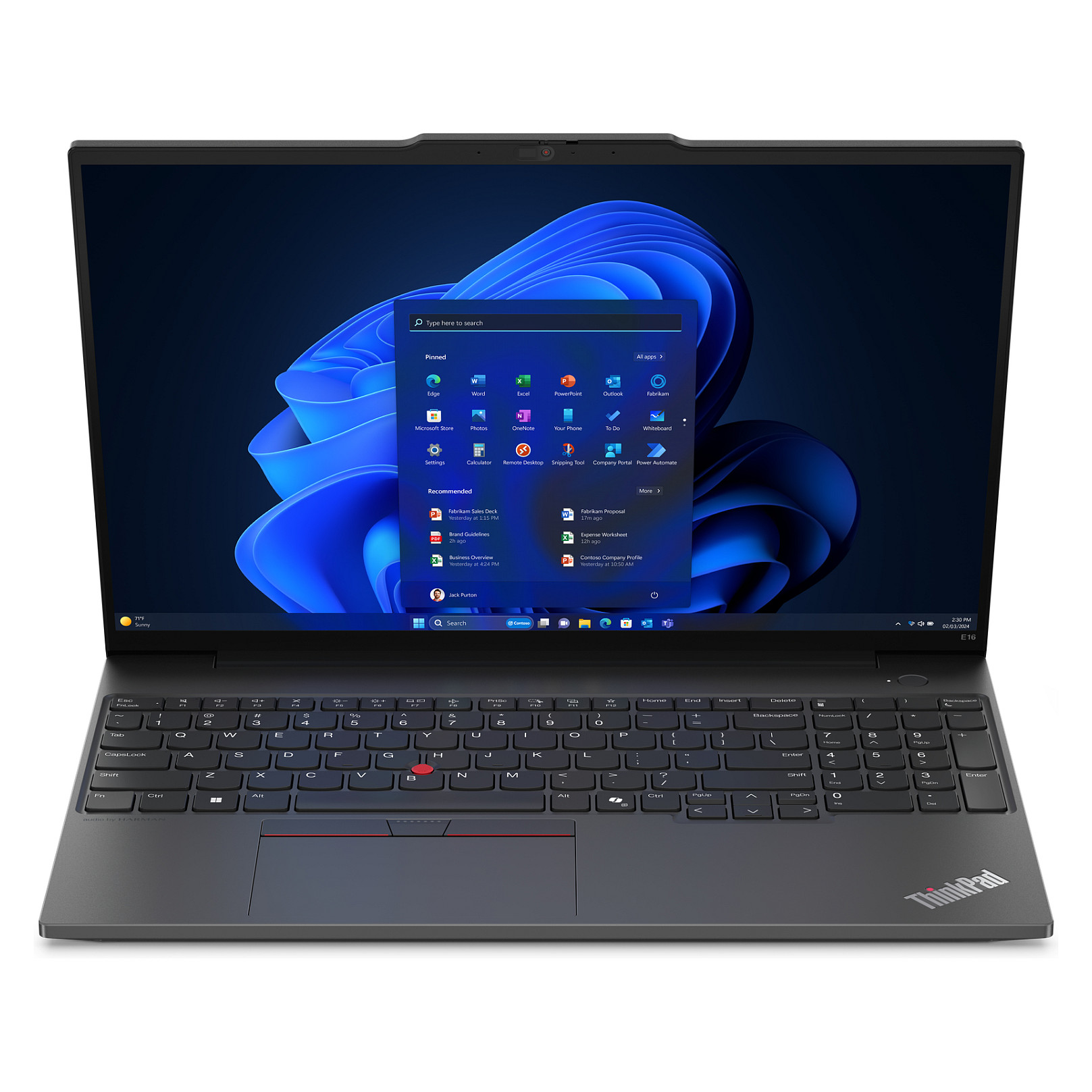 Laptop LENOVO ThinkPad E16 G2 21M50027GE (16" FHD+, R7-7535HS, 32GB RAM, 1TB SSD, Win11 Pro)-6