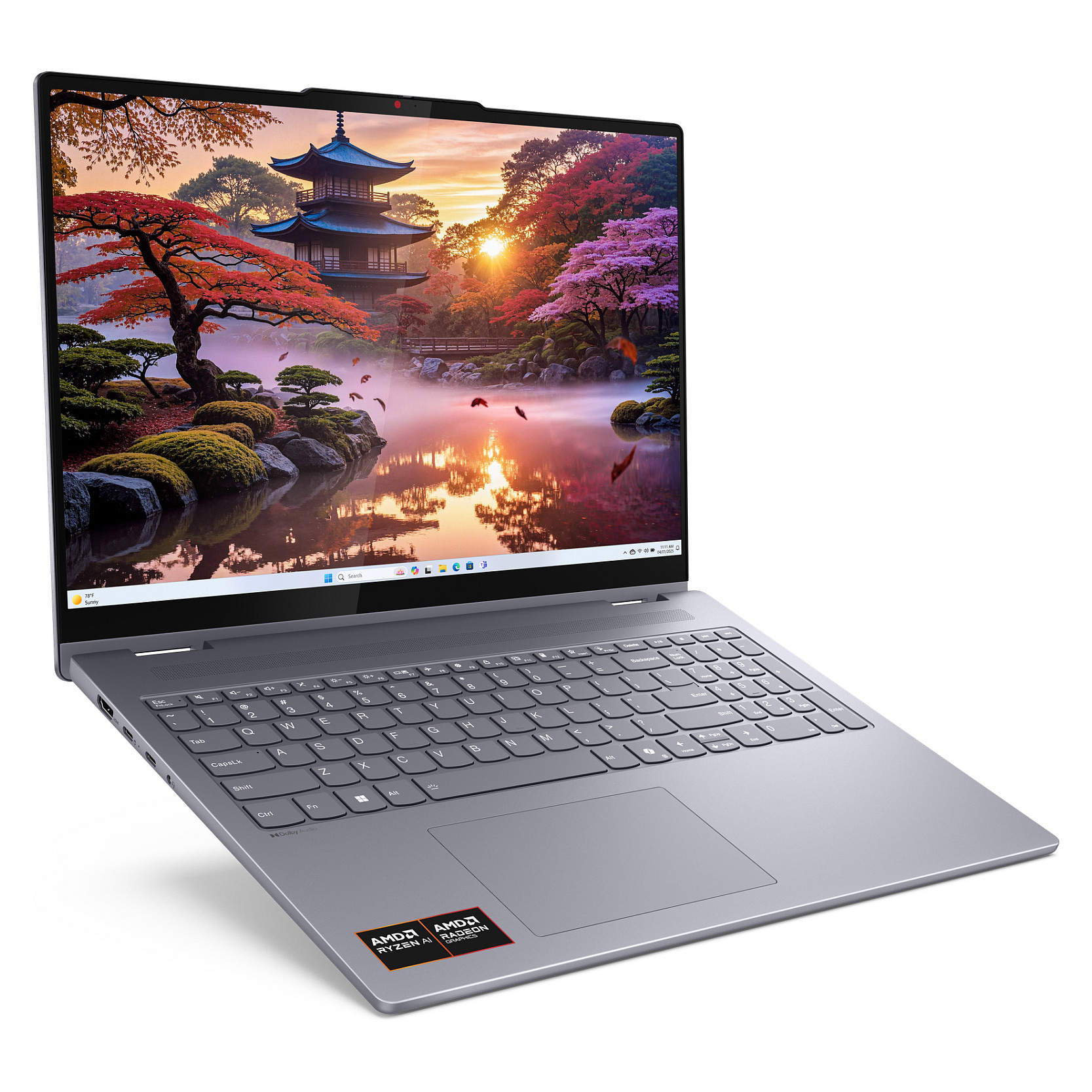 Laptop LENOVO IdeaPad 5 16AKP10 (16" 2560x1600, RYZEN 5 3400U, 16GB RAM, 1TB SSD, Windows 11 Home) – internacionalna non HR tipkovnica-3