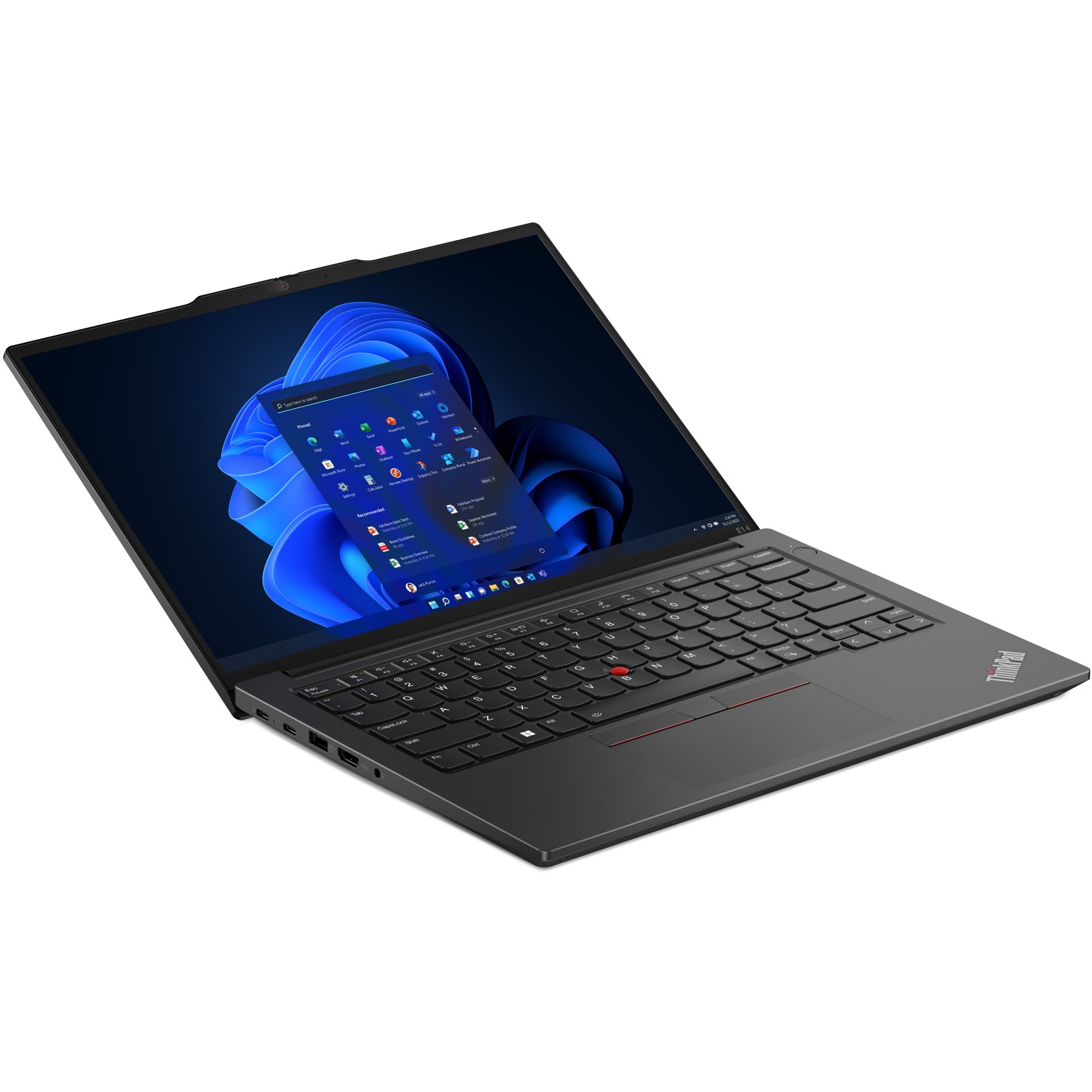 Laptop LENOVO ThinkPad E14 G5 21JR (14" FHD, RYZEN 5 7530U, 16GB RAM, 512GB SSD, Windows 11 Pro, crna) – internacionalna non HR tipkovnica-15