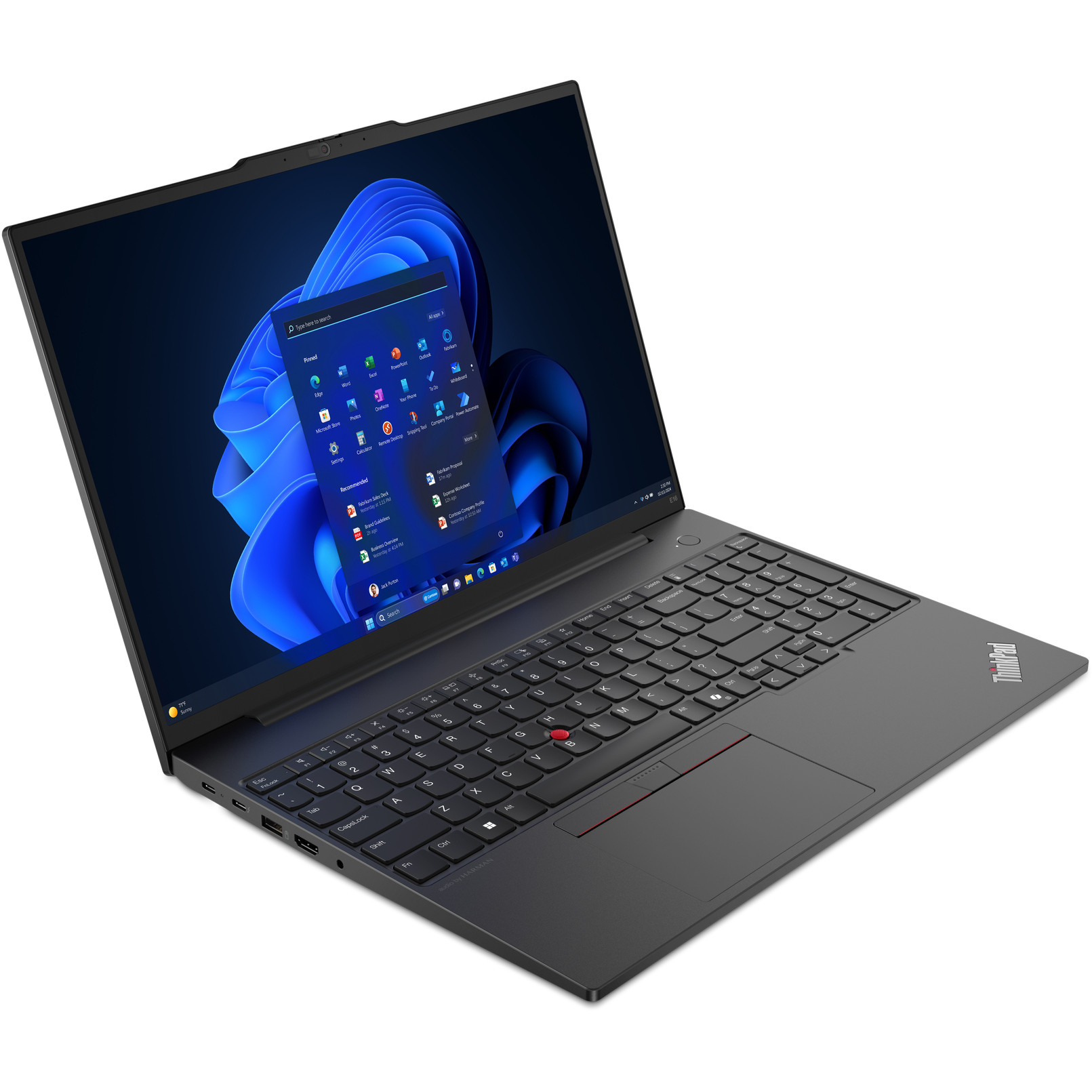 Laptop LENOVO ThinkPad E16 G2 CU7 (16" FHD, Intel Core i5, 16GB RAM, 512GB SSD, Windows 11 Pro, crna) – internacionalna non HR tipkovnica-11