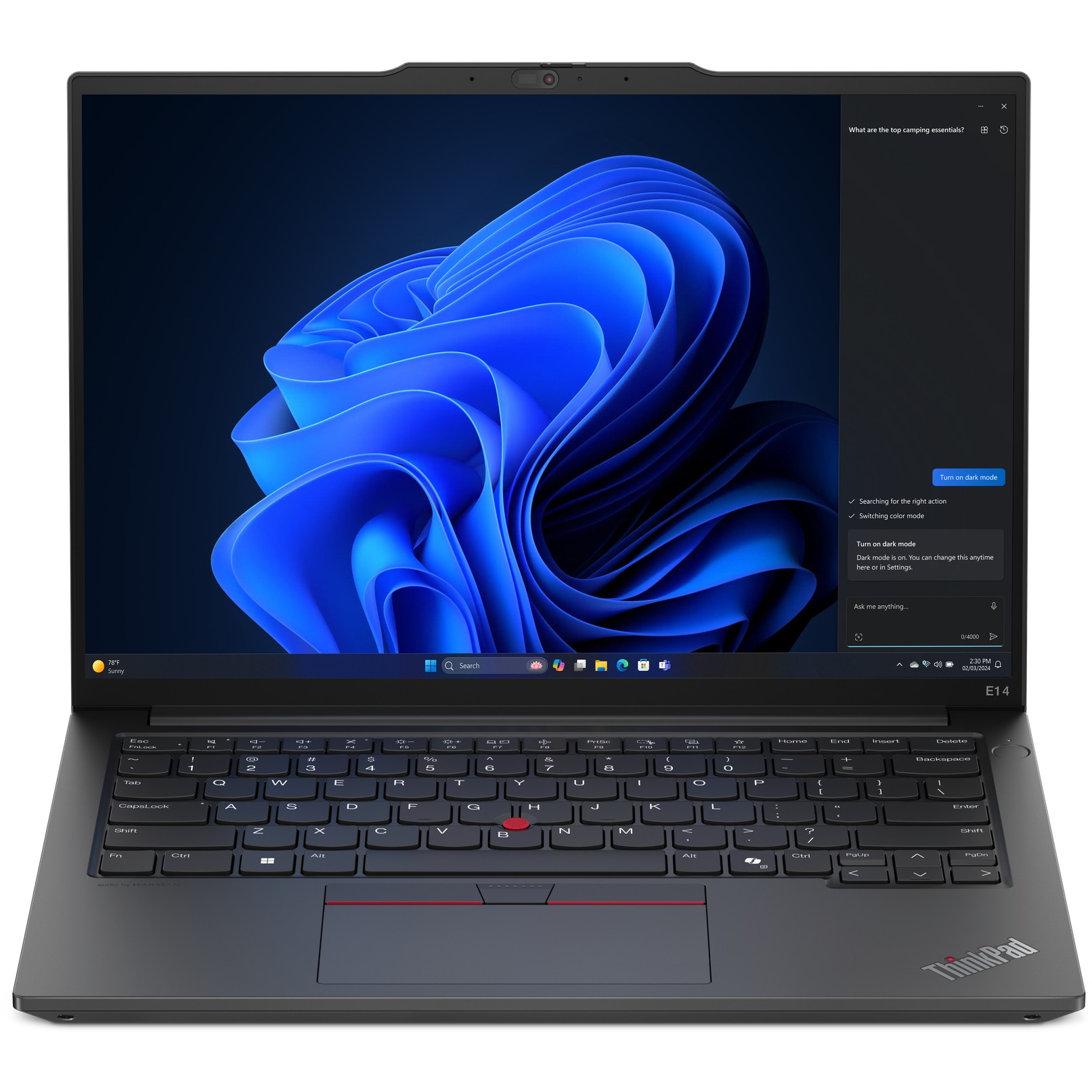 Laptop LENOVO ThinkPad E14 G6 21M7 CU5 125U (14" FHD, Intel Core i5, 16GB RAM, 512GB SSD, Windows 11 Pro, hrvatska tipkovnica, crna) – internacionalna non HR tipkovnica-3