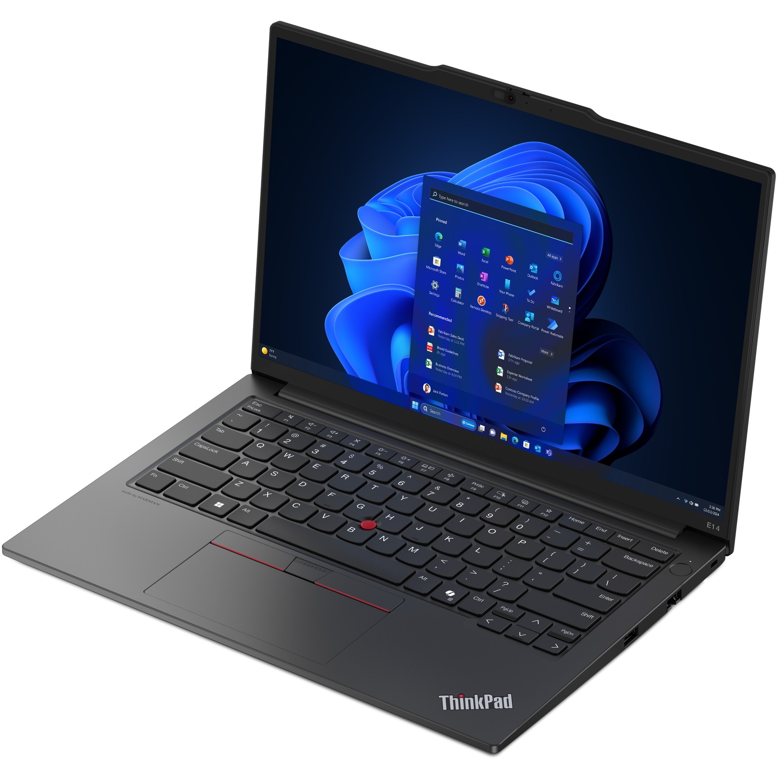 Laptop LENOVO ThinkPad E14 G6 21M7 CU5 125U (14" FHD, Intel Core i5, 16GB RAM, 512GB SSD, Windows 11 Pro, hrvatska tipkovnica, crna) – internacionalna non HR tipkovnica-4