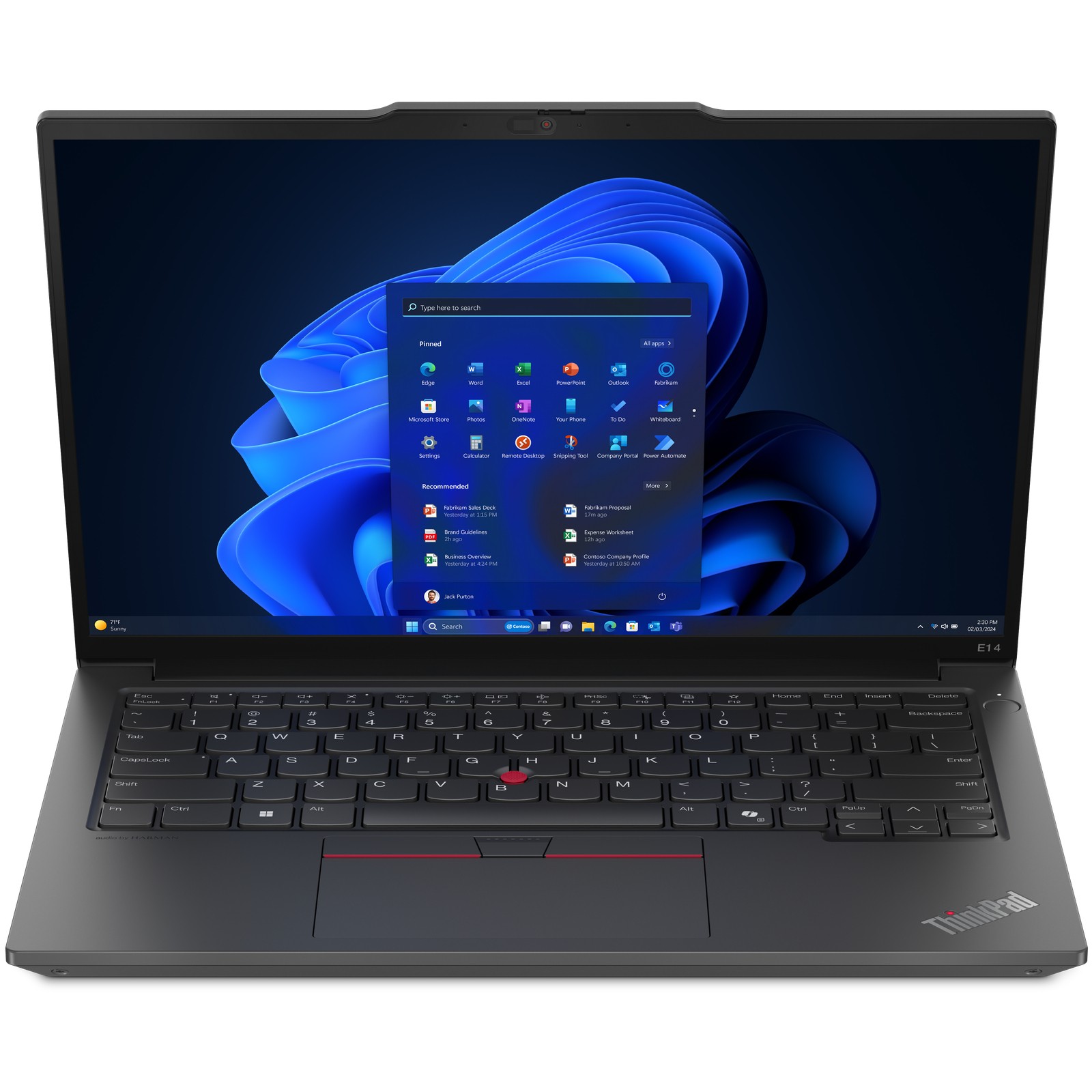 Laptop LENOVO ThinkPad E14 G6 21M7 CU5 125U (14" FHD, Intel Core i5, 16GB RAM, 512GB SSD, Windows 11 Pro, hrvatska tipkovnica, crna) – internacionalna non HR tipkovnica-6