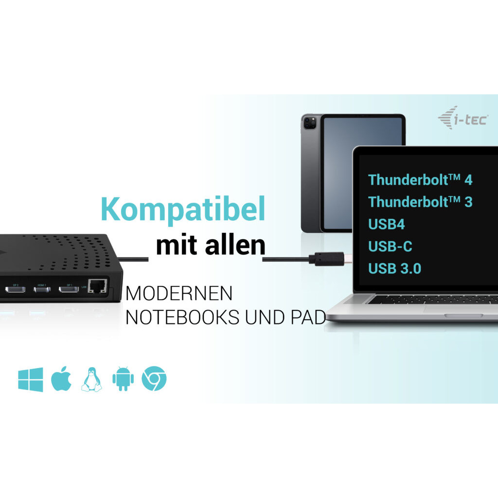 Docking Station I-TEC USB-C/Thunderbolt 14-in-1 PD 100W-2