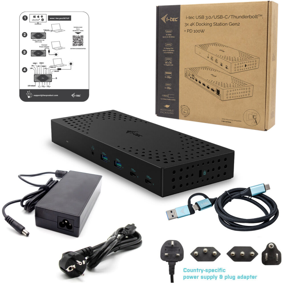 Docking Station I-TEC USB-C/Thunderbolt 14-in-1 PD 100W-5