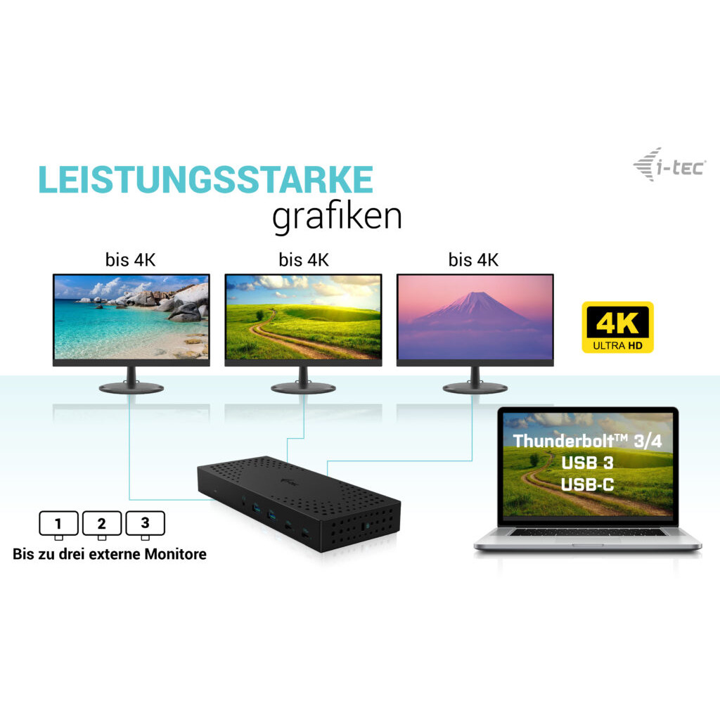 Docking Station I-TEC USB-C/Thunderbolt 14-in-1 PD 100W-11