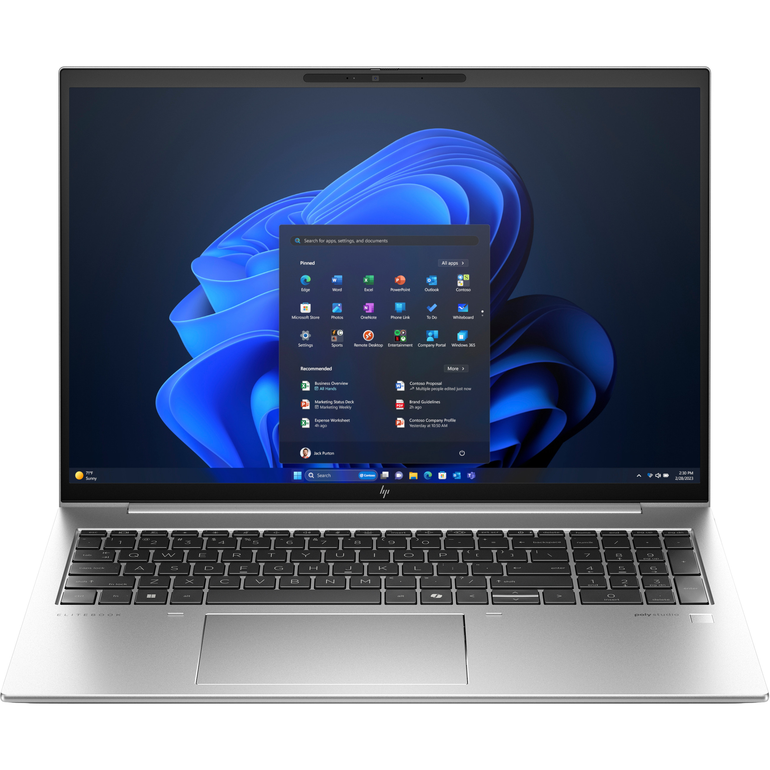 Laptop HP EliteBook 865 G11 AMD Ryzen 7 8840U (40,64 cm, WUXGA, 16GB RAM, 512GB SSD, Windows 11 Pro, njemačka tipkovnica) – internacionalna non HR tipkovnica