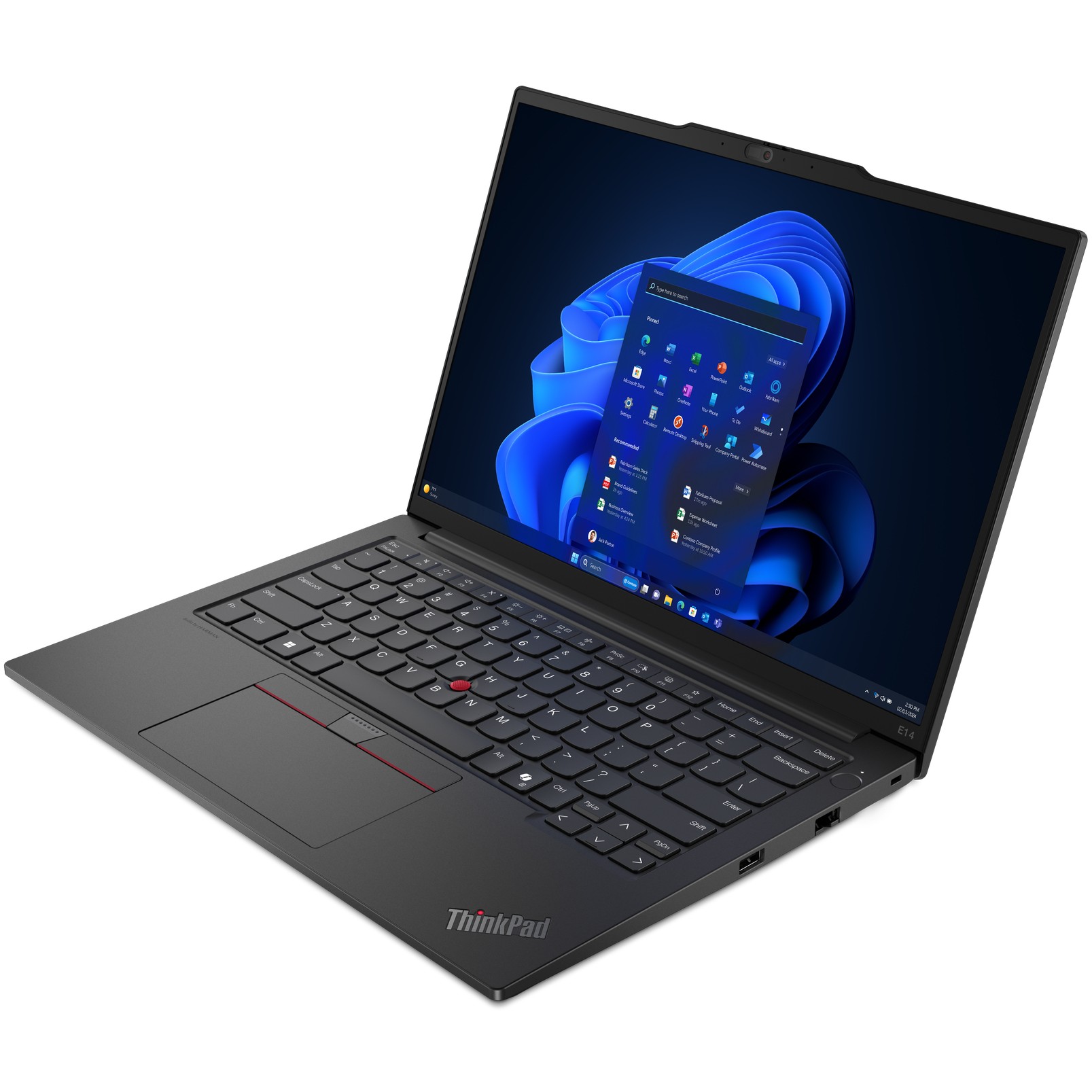 Laptop LENOVO ThinkPad E14 G6 (16GB, 512SSD, RYZ5 7535HS, W11Pro) – internacionalna non HR tipkovnica-1