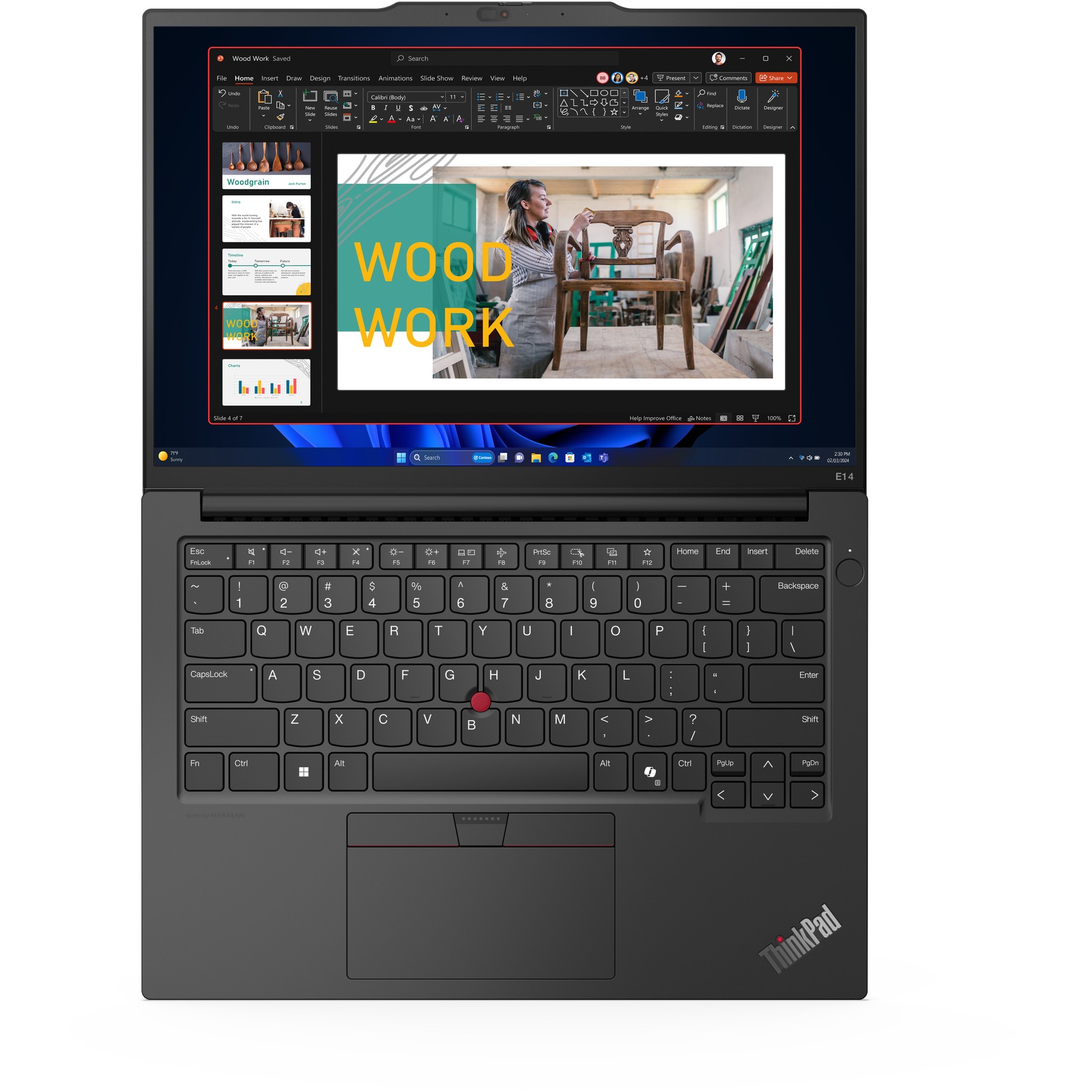 Laptop LENOVO ThinkPad E14 G6 (16GB, 512SSD, RYZ5 7535HS, W11Pro) – internacionalna non HR tipkovnica-16