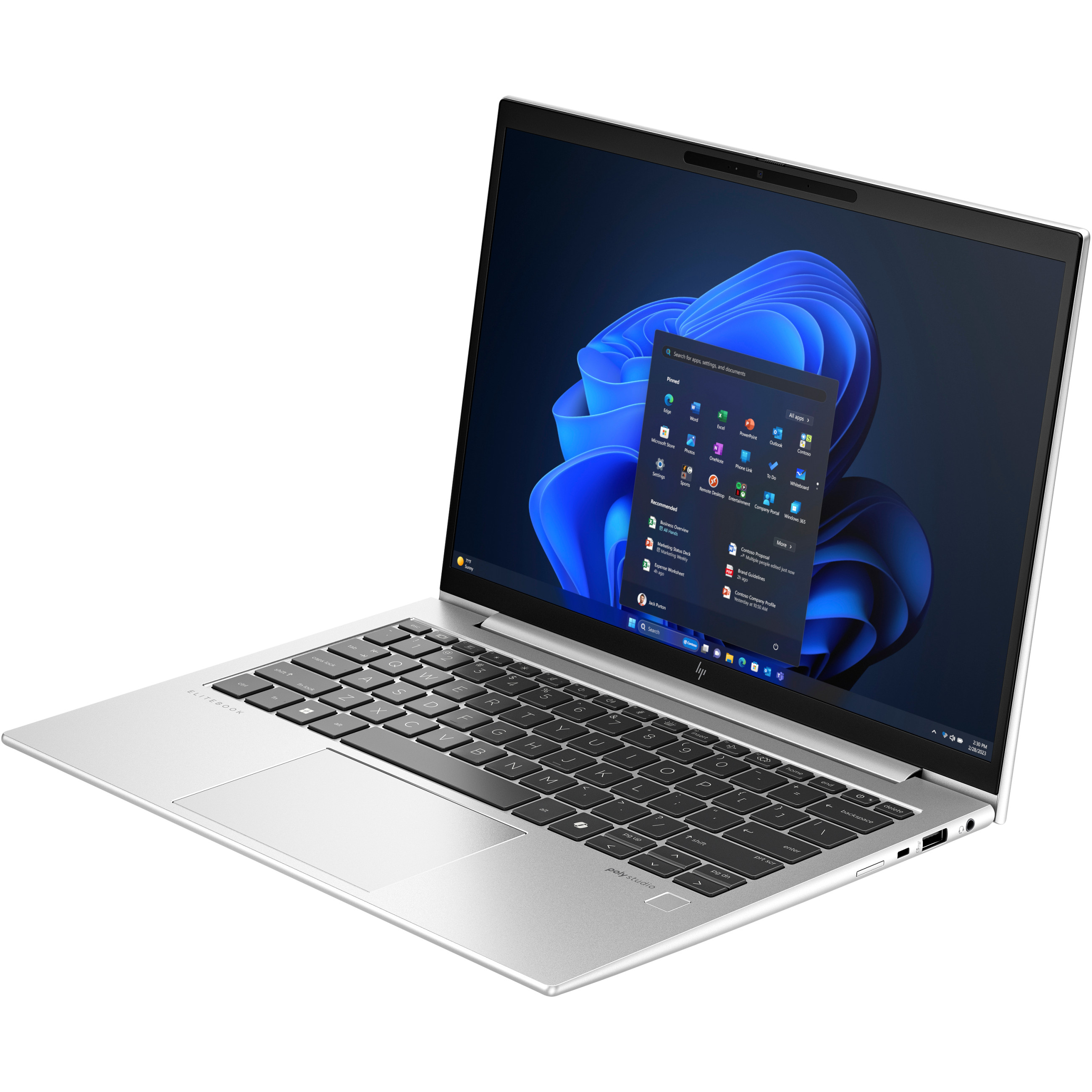 Laptop HP EliteBook 835 G11 AMD Ryzen 5 8540U (13,3" WUXGA, 16GB RAM, 512GB SSD, Windows 11 Pro, njemačka tipkovnica) – internacionalna non HR tipkovnica-4