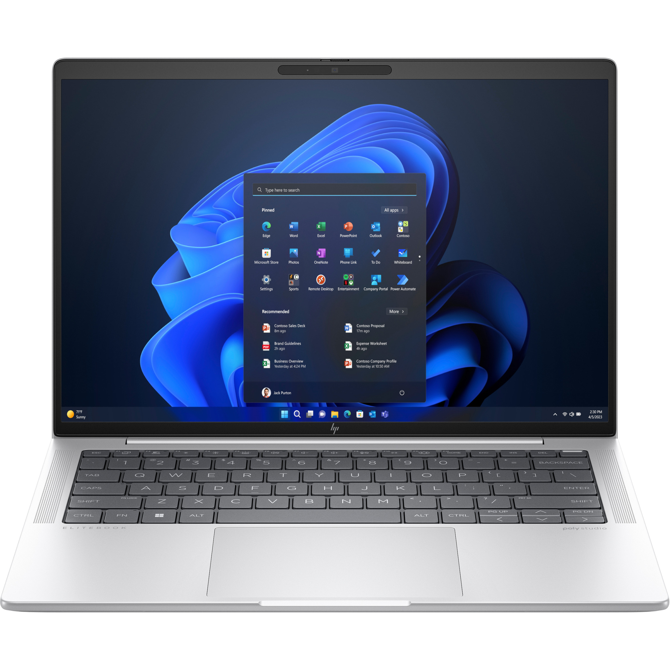 Laptop HP EliteBook 1040 G11 (14" WUXGA, Intel Core Ultra 7 155H, 16GB RAM, 512GB SSD, LTE, Windows 11 Pro) – internacionalna non HR tipkovnica-0