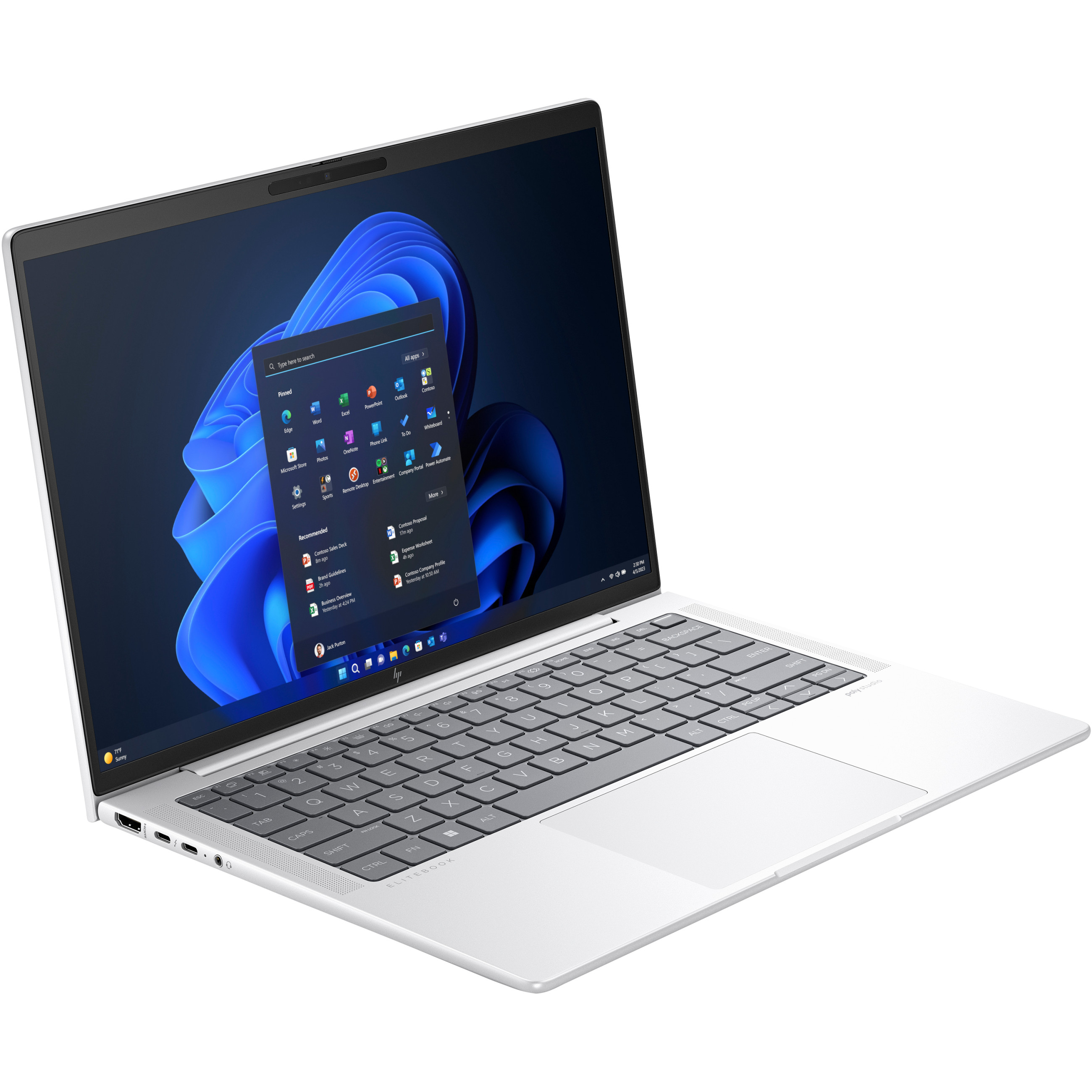 Laptop HP EliteBook 1040 G11 (14" WUXGA, Intel Core Ultra 7 155H, 16GB RAM, 512GB SSD, LTE, Windows 11 Pro) – internacionalna non HR tipkovnica-1