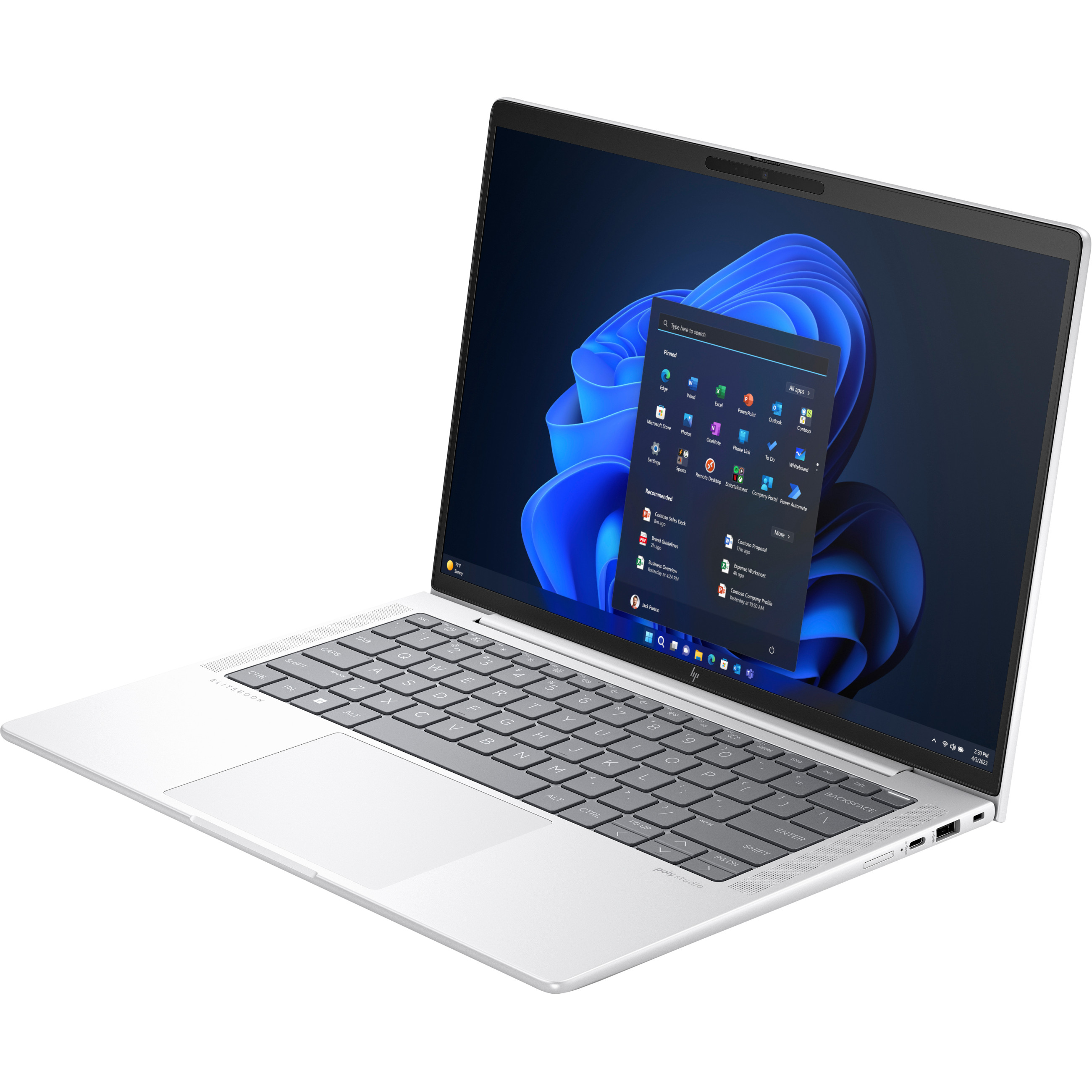 Laptop HP EliteBook 1040 G11 (14" WUXGA, Intel Core Ultra 7 155H, 16GB RAM, 512GB SSD, LTE, Windows 11 Pro) – internacionalna non HR tipkovnica-2