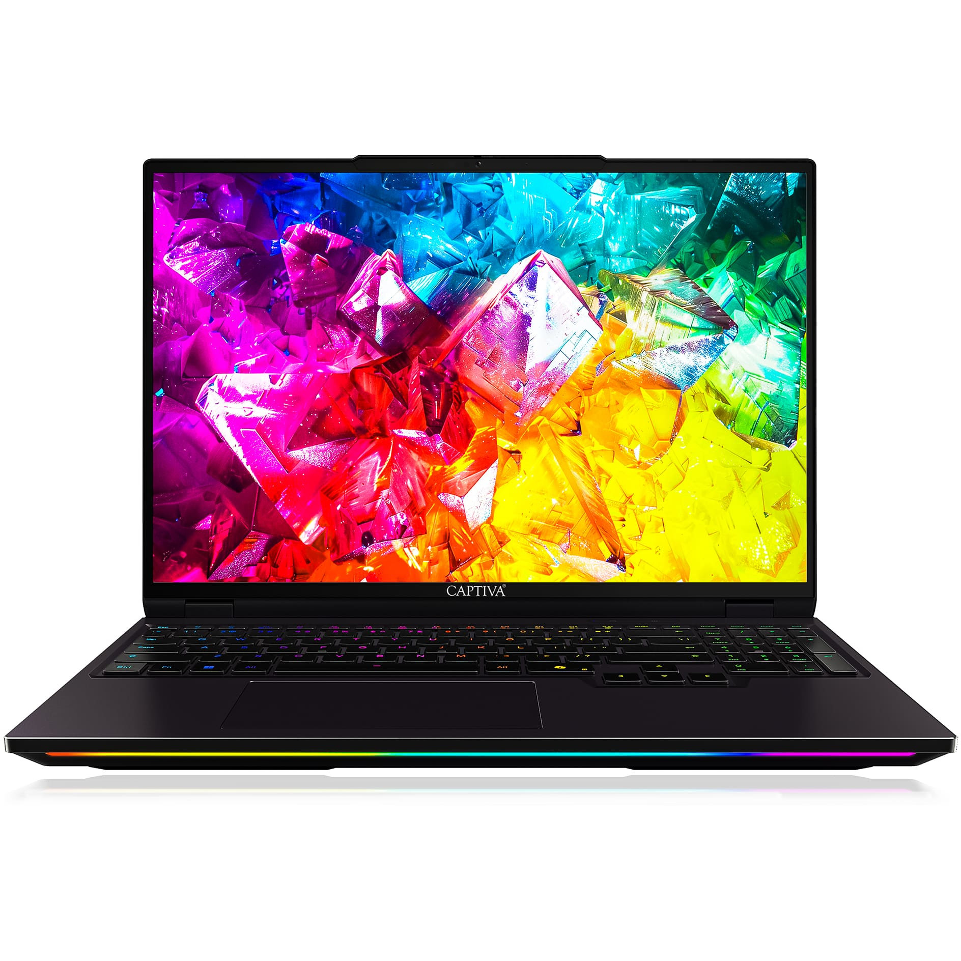 Laptop CAPTIVA Notebook Ultimate Gaming R95-061GE (15.6" FHD, Intel i9, 64GB RAM, 2TB SSD, RTX 5090, Win 11, hrvatska tipkovnica, crna) – internacionalna non HR tipkovnica-0