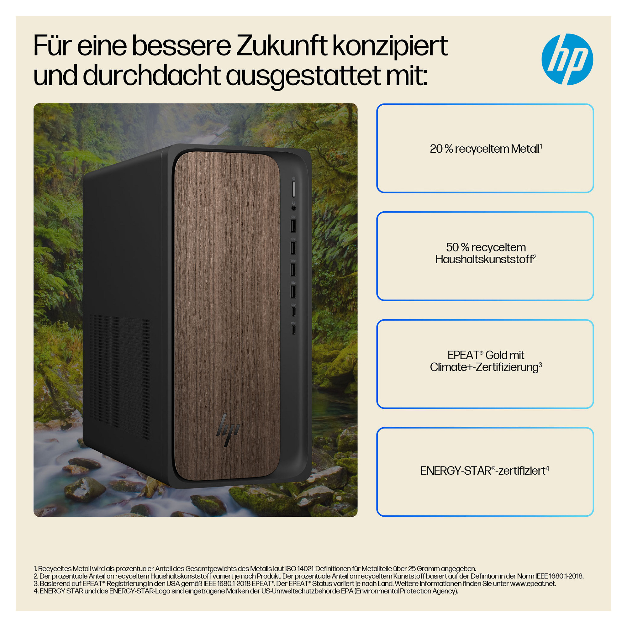 Stolno računalo HP OmniDesk Desktop AI M03-0475ng (Intel Core Ultra 7 265, 16GB, 1TB SSD, Win11 Home, Dark Wood)-18