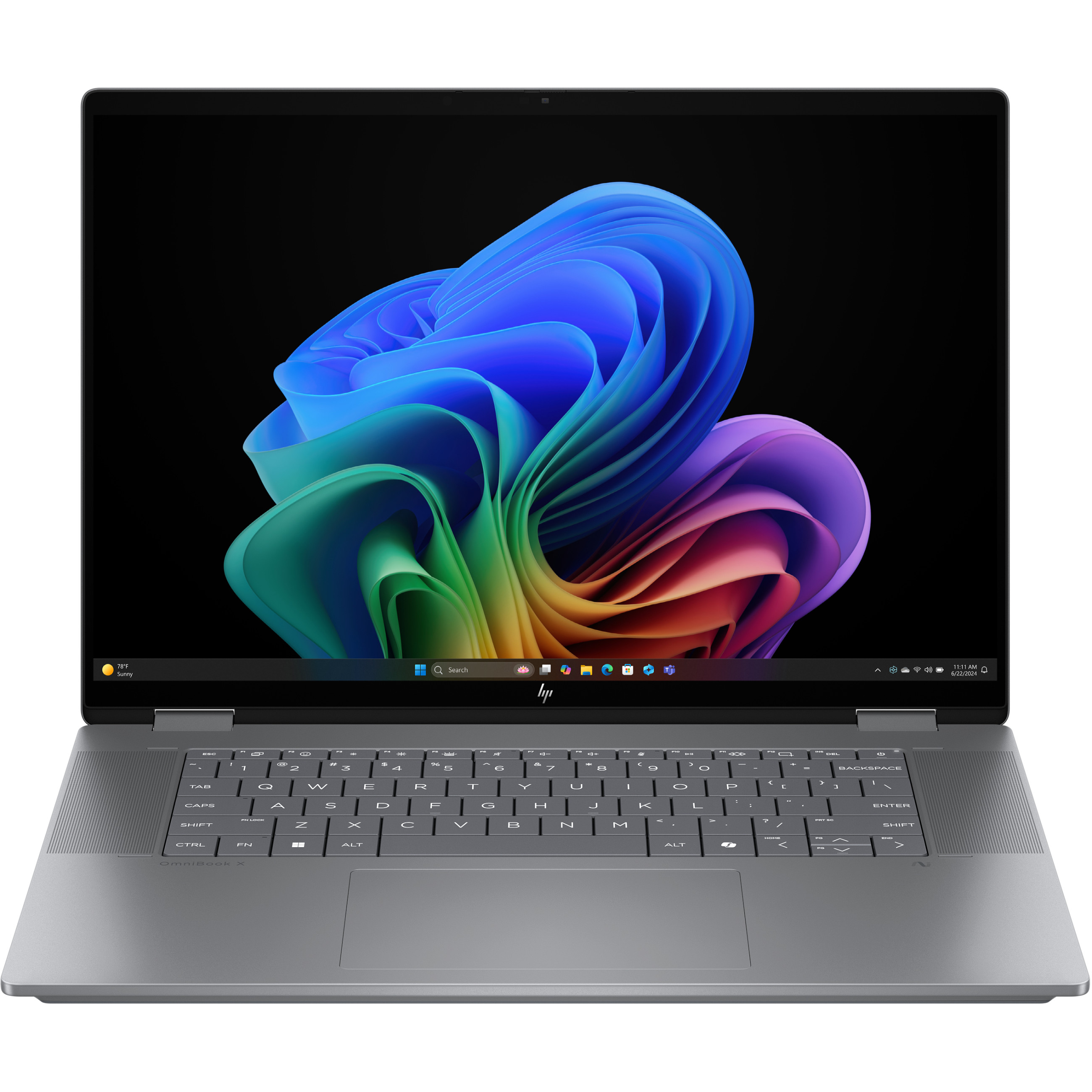 Laptop HP OmniBook X Flip 16" 2k Touchscreen Ryzen AI 5 340 (16GB RAM, 512GB SSD, Windows 11 Home) – internacionalna non HR tipkovnica-1